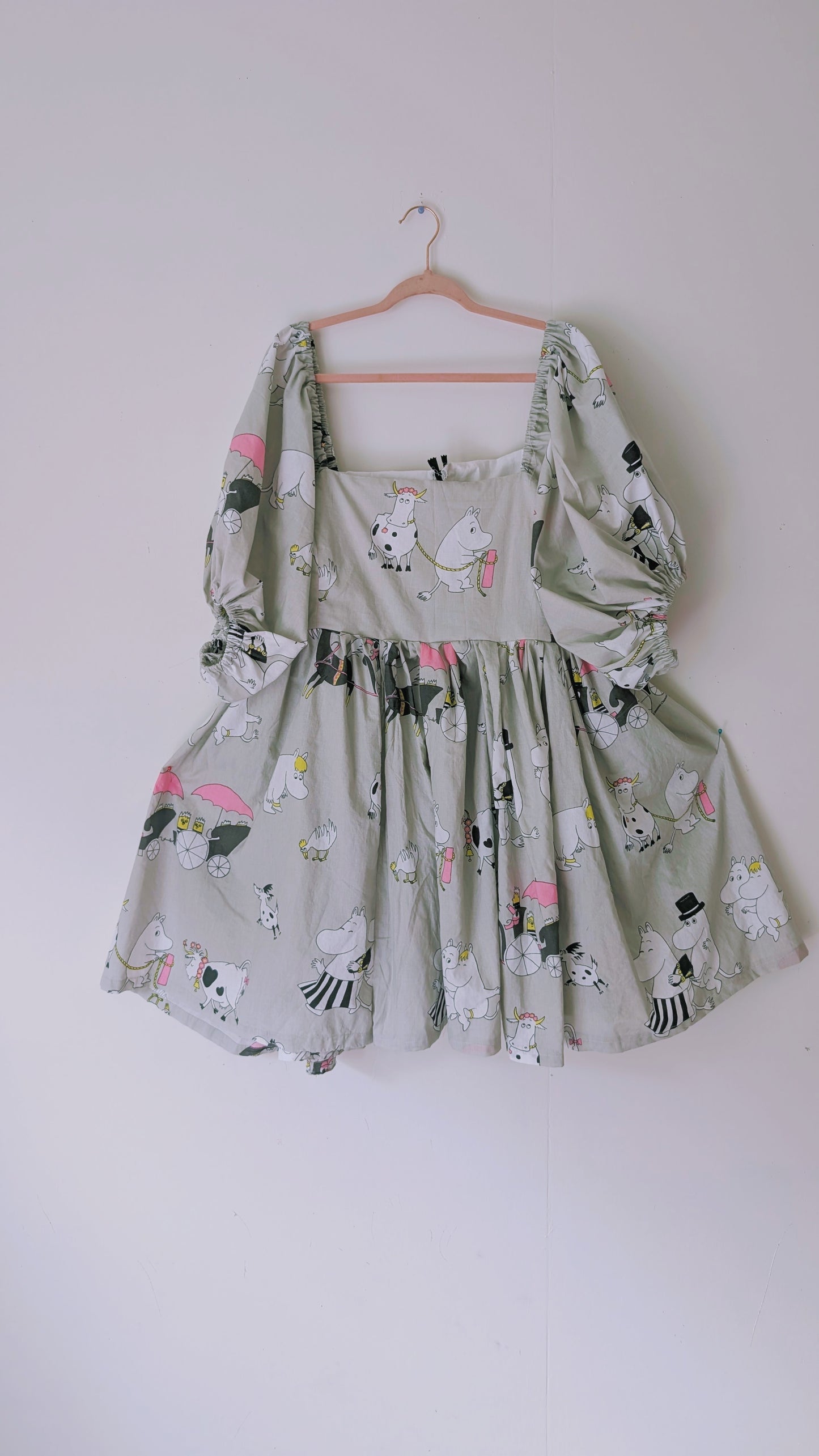 OOAK Handmade vintage textile dress size 2X/3X
