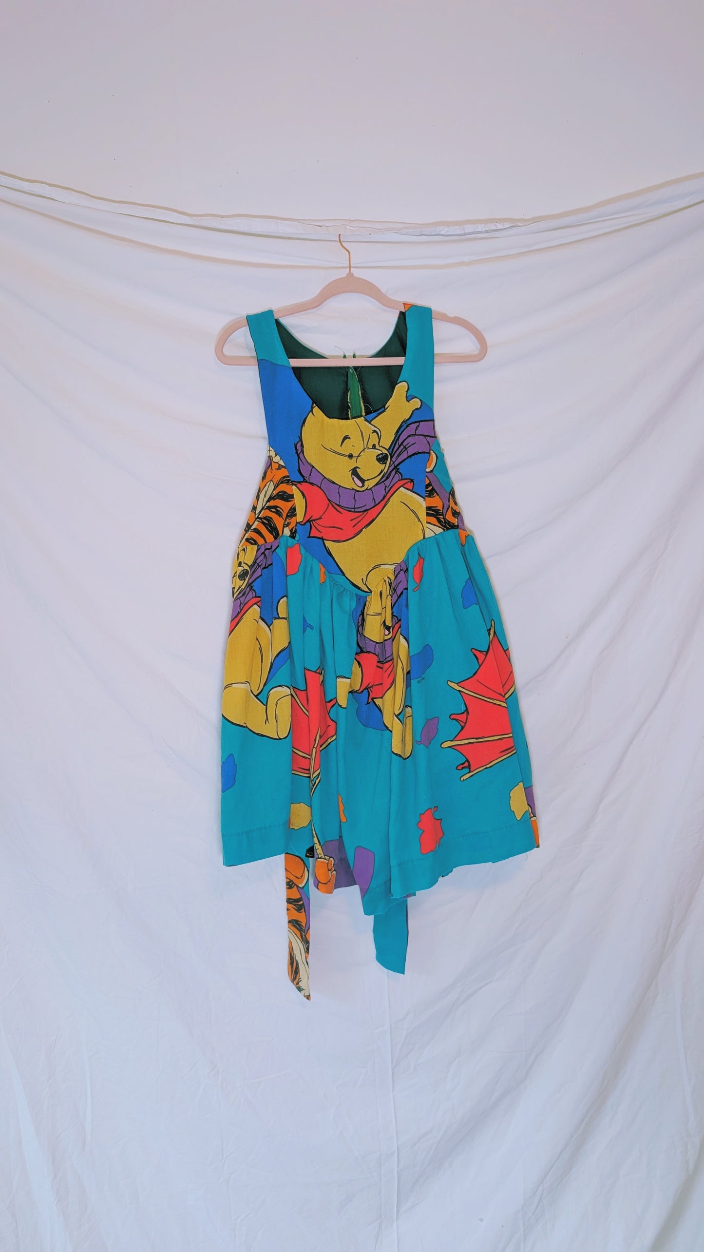 Handmade vintage textile dress size S/M