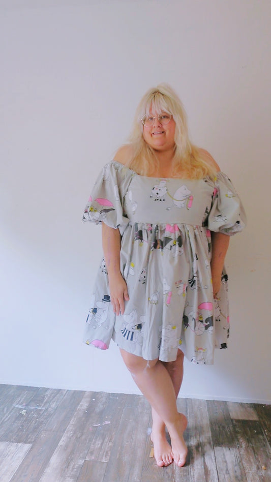 OOAK Handmade vintage textile dress size 2X/3X