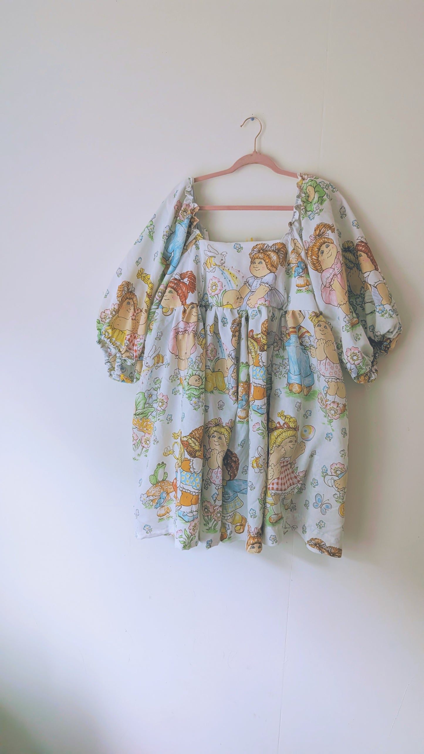 OOAK Handmade vintage textile dress size 1X