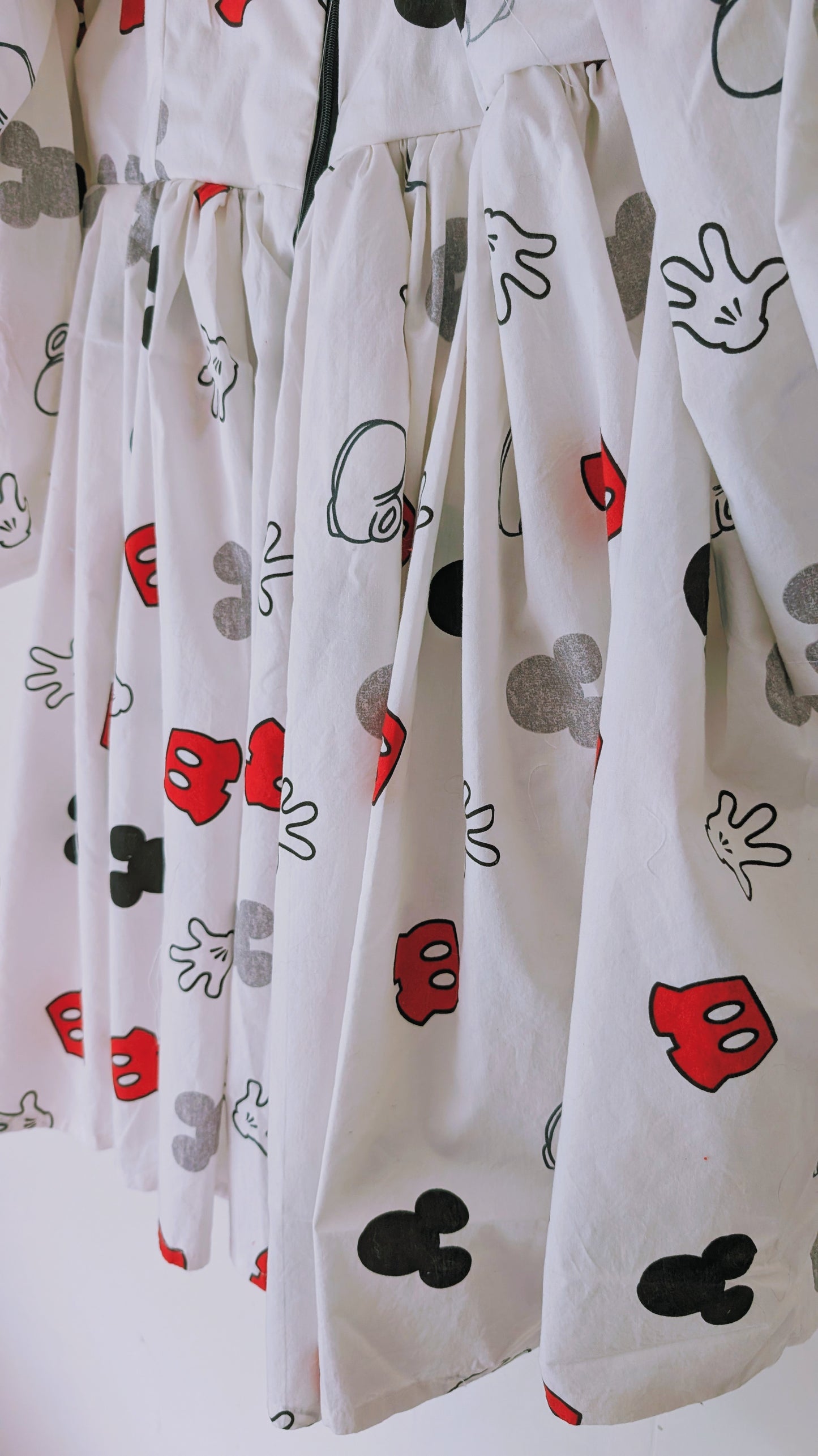 OOAK Handmade vintage textile dress size L/XL