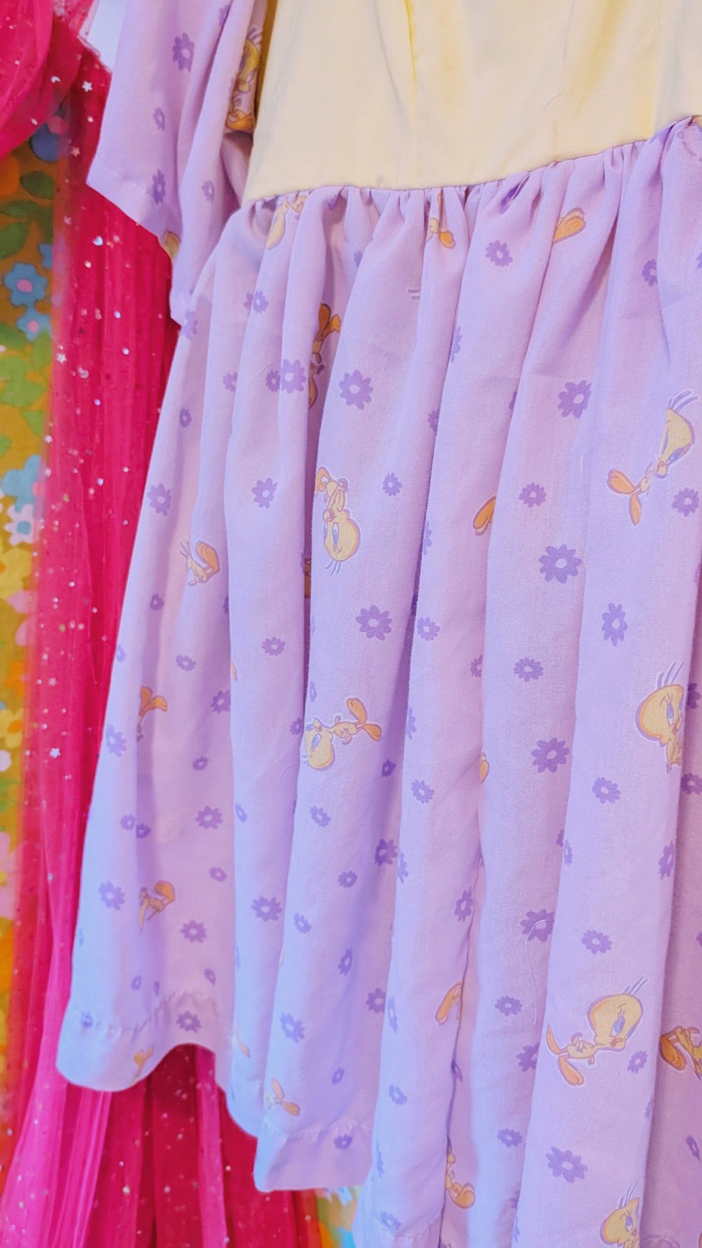 Handmade vintage textile dress size 2X