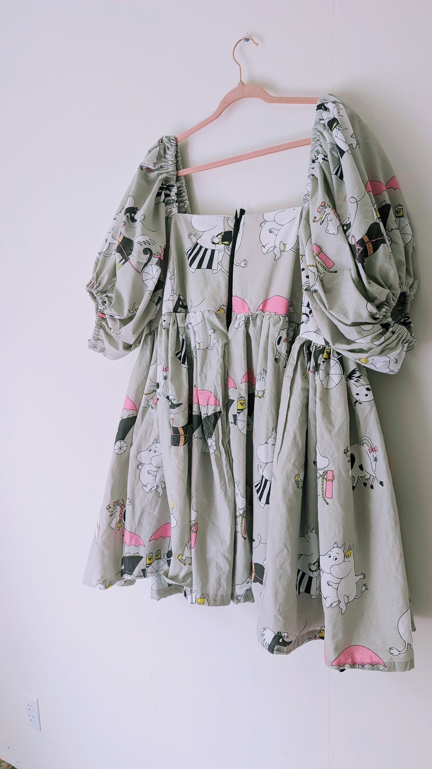 OOAK Handmade vintage textile dress size 2X/3X