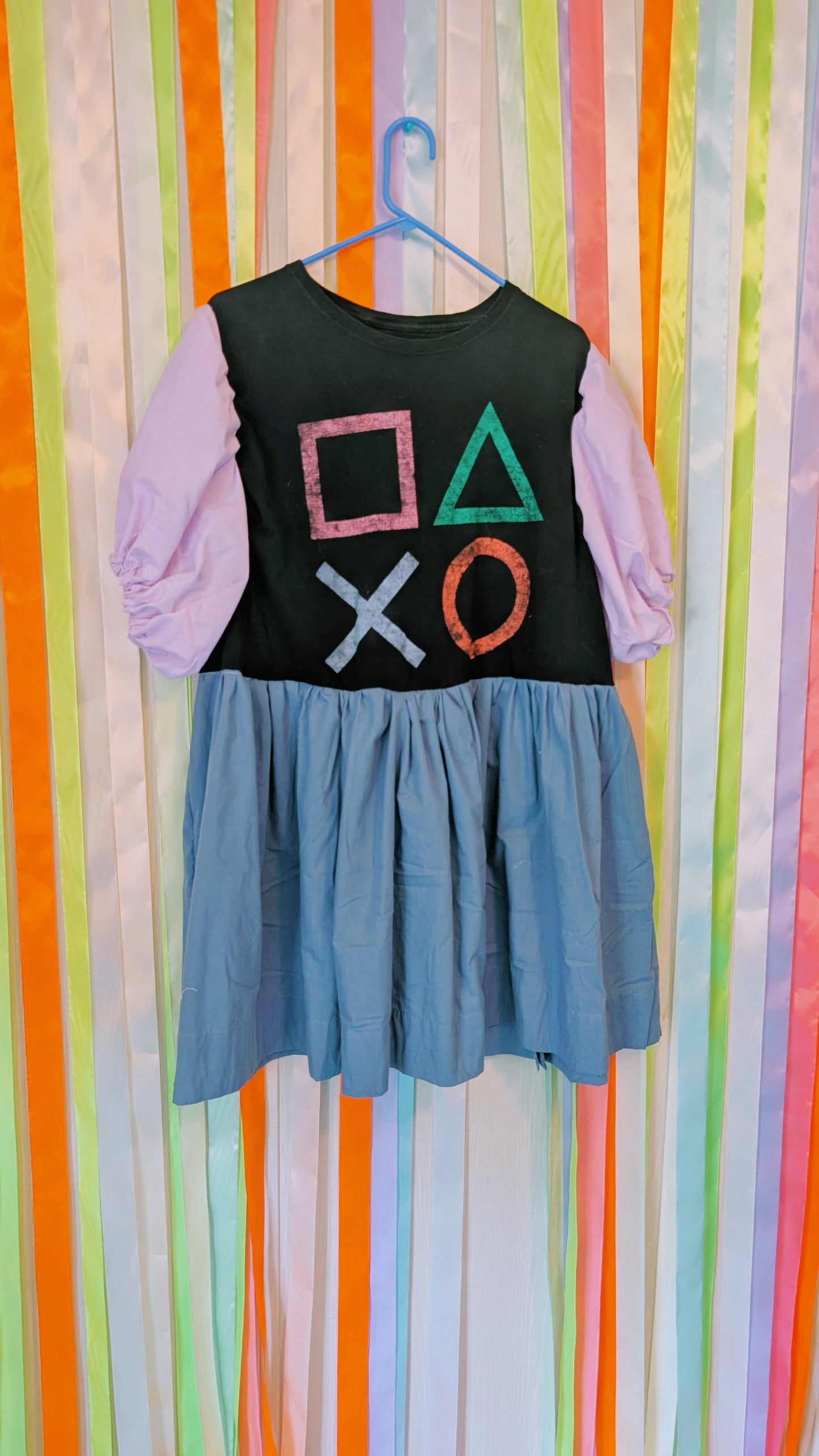 Squid games OOAK shirt dress LG