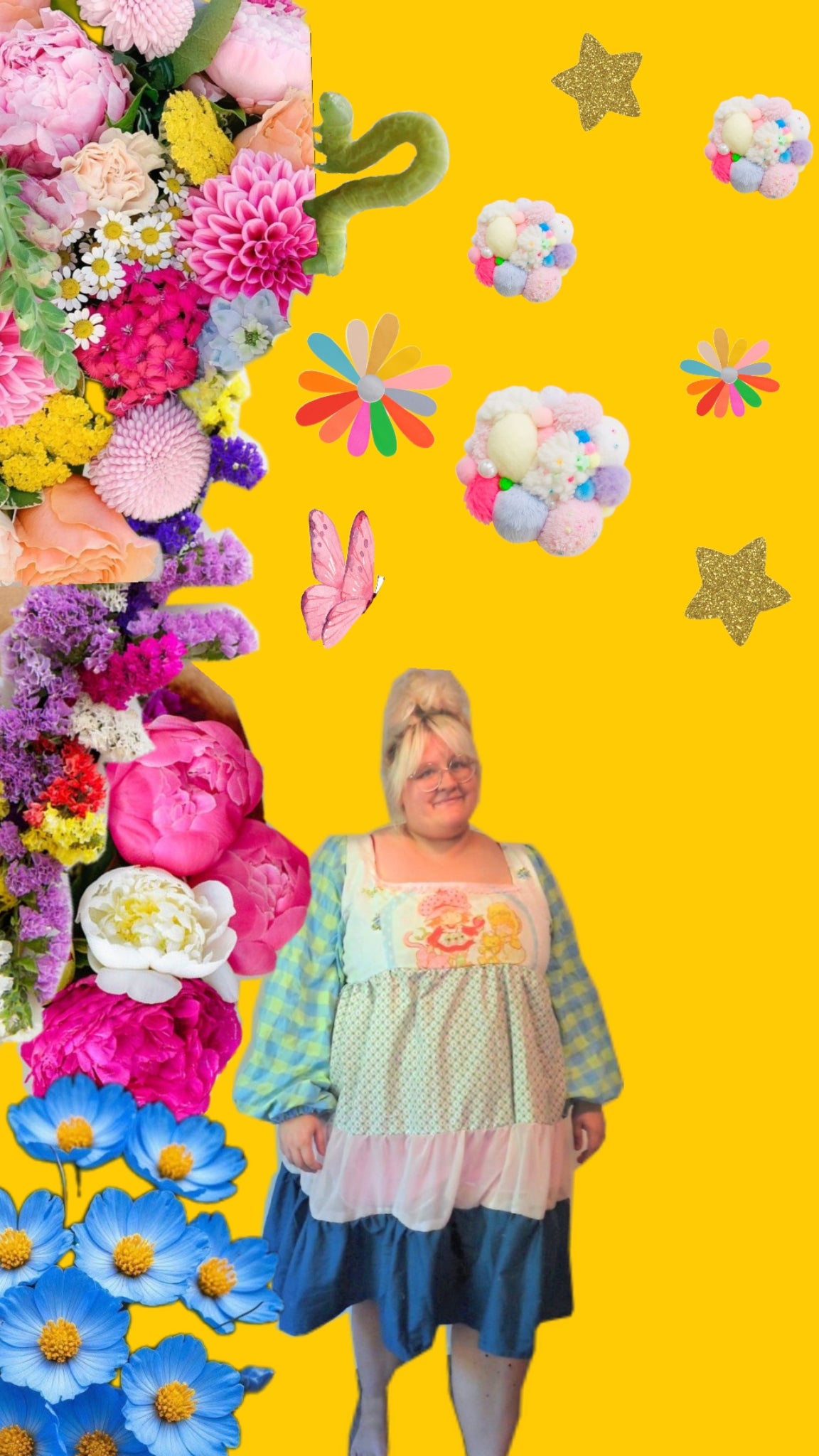 Handmade vintage textile dress size 3x