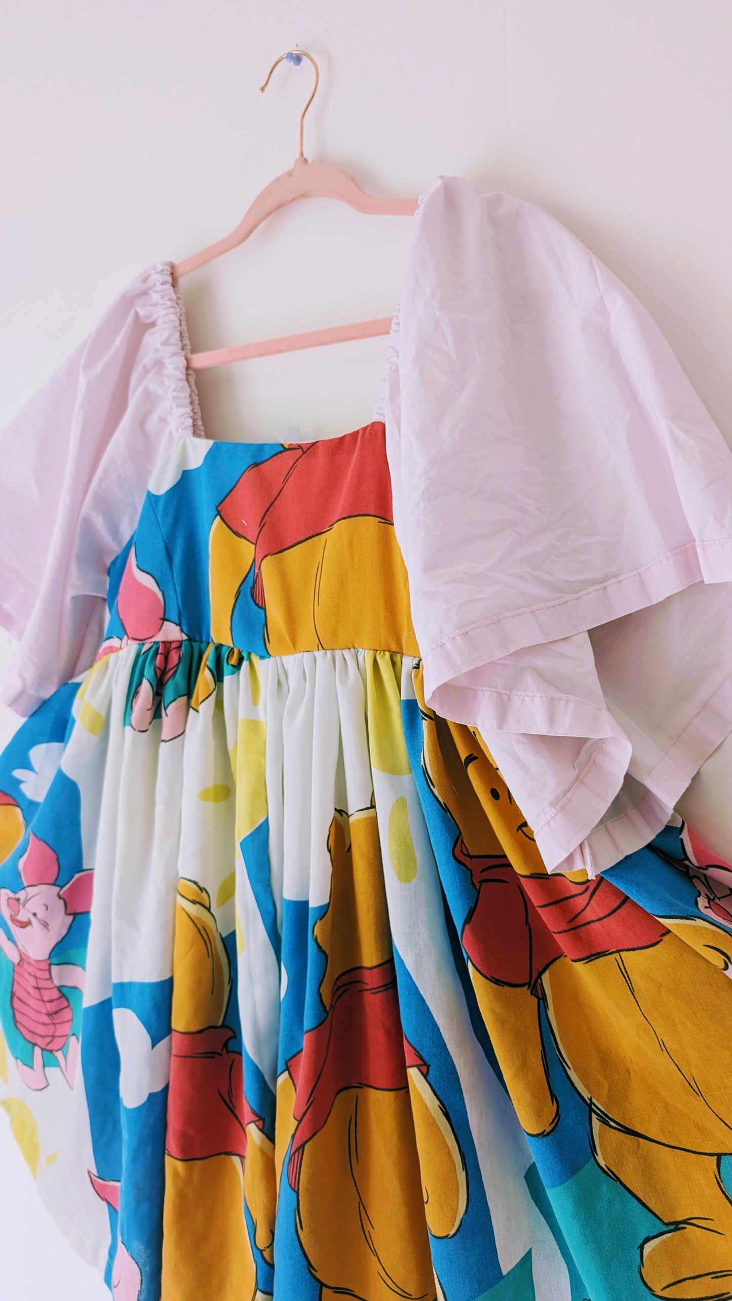 OOAK Handmade vintage textile dress size XS/ S