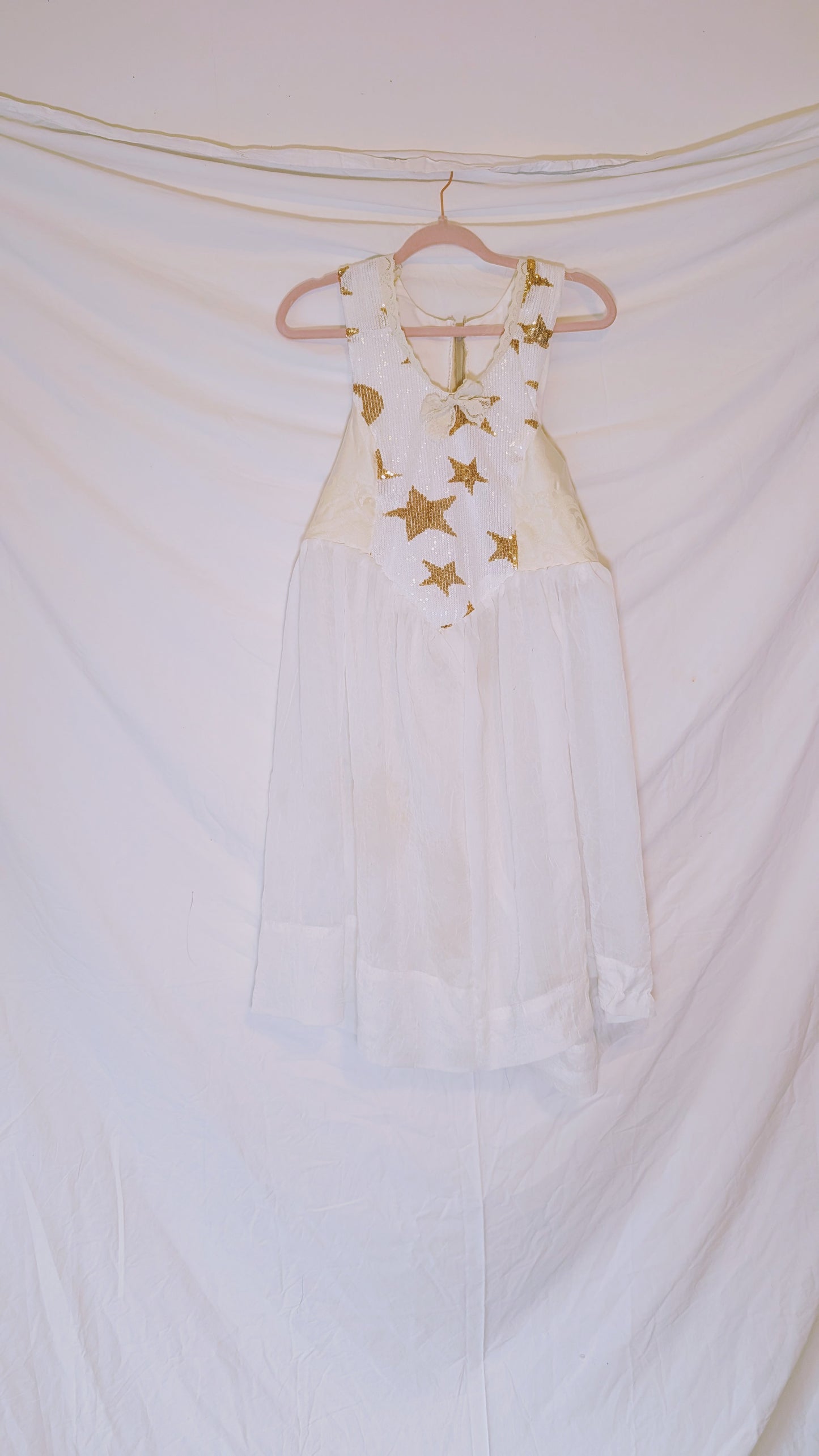 Handmade vintage textile dress US size 10(LG)
