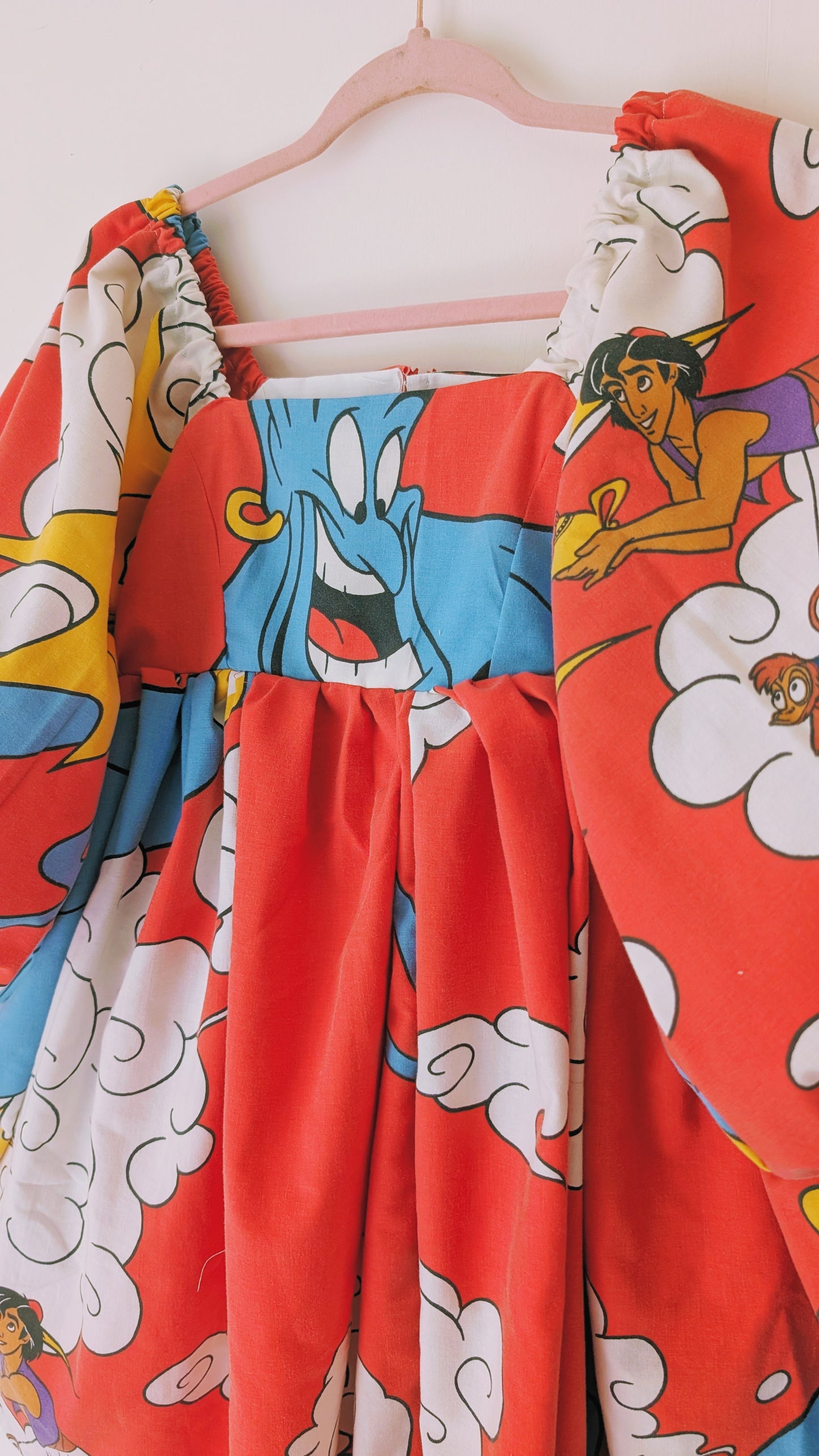 OOAK Handmade vintage textile dress size S/ M