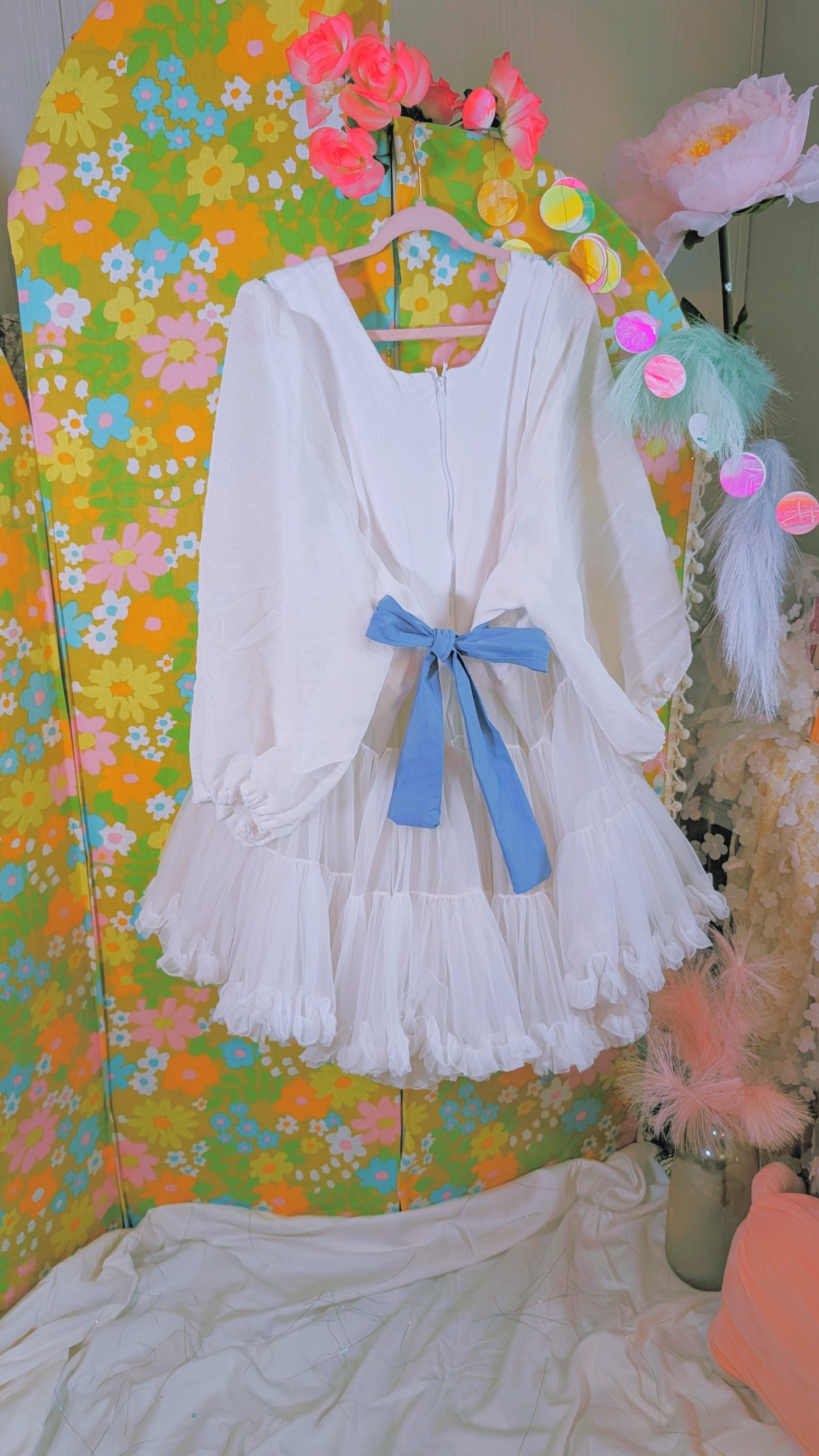 Handmade vintage textile dress US size 18