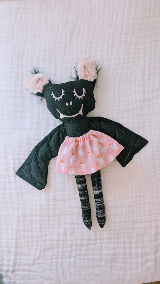 Glitter bat doll