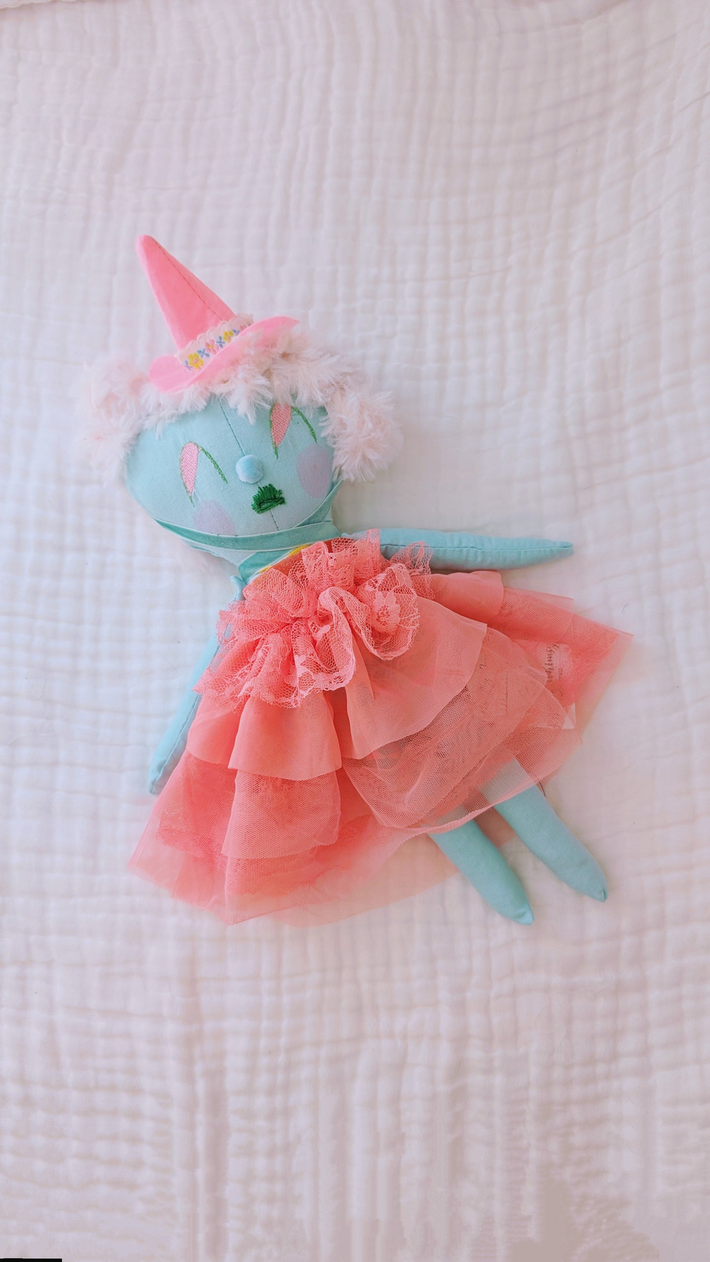 Witchy girl doll pink