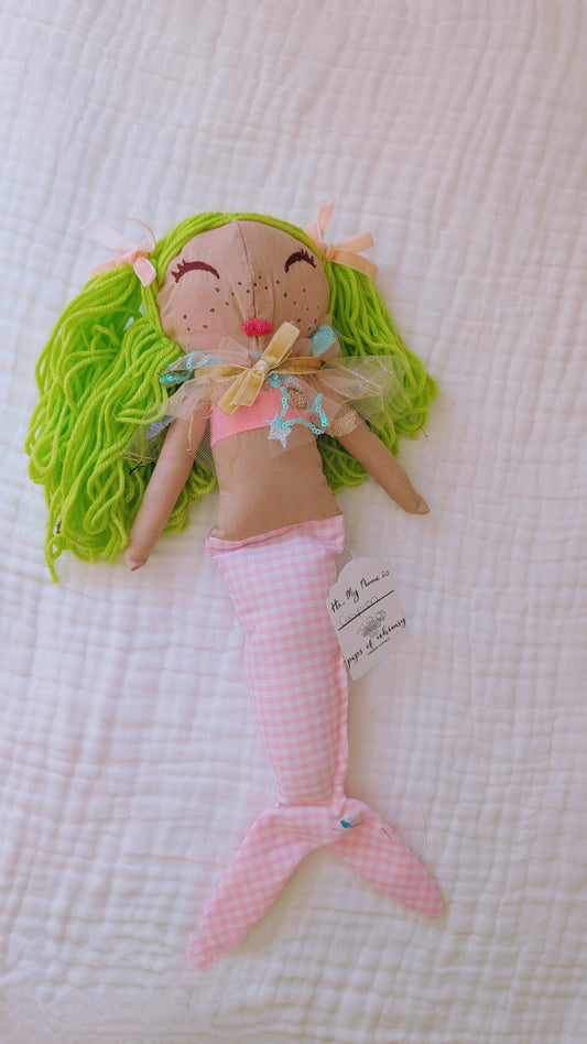 mermaid doll green