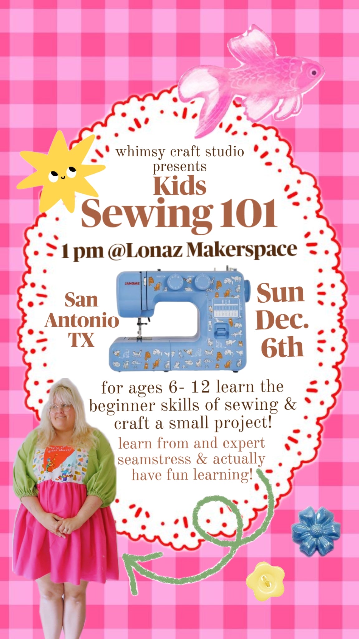 🧵 Sewing 101: Kids seasonal project