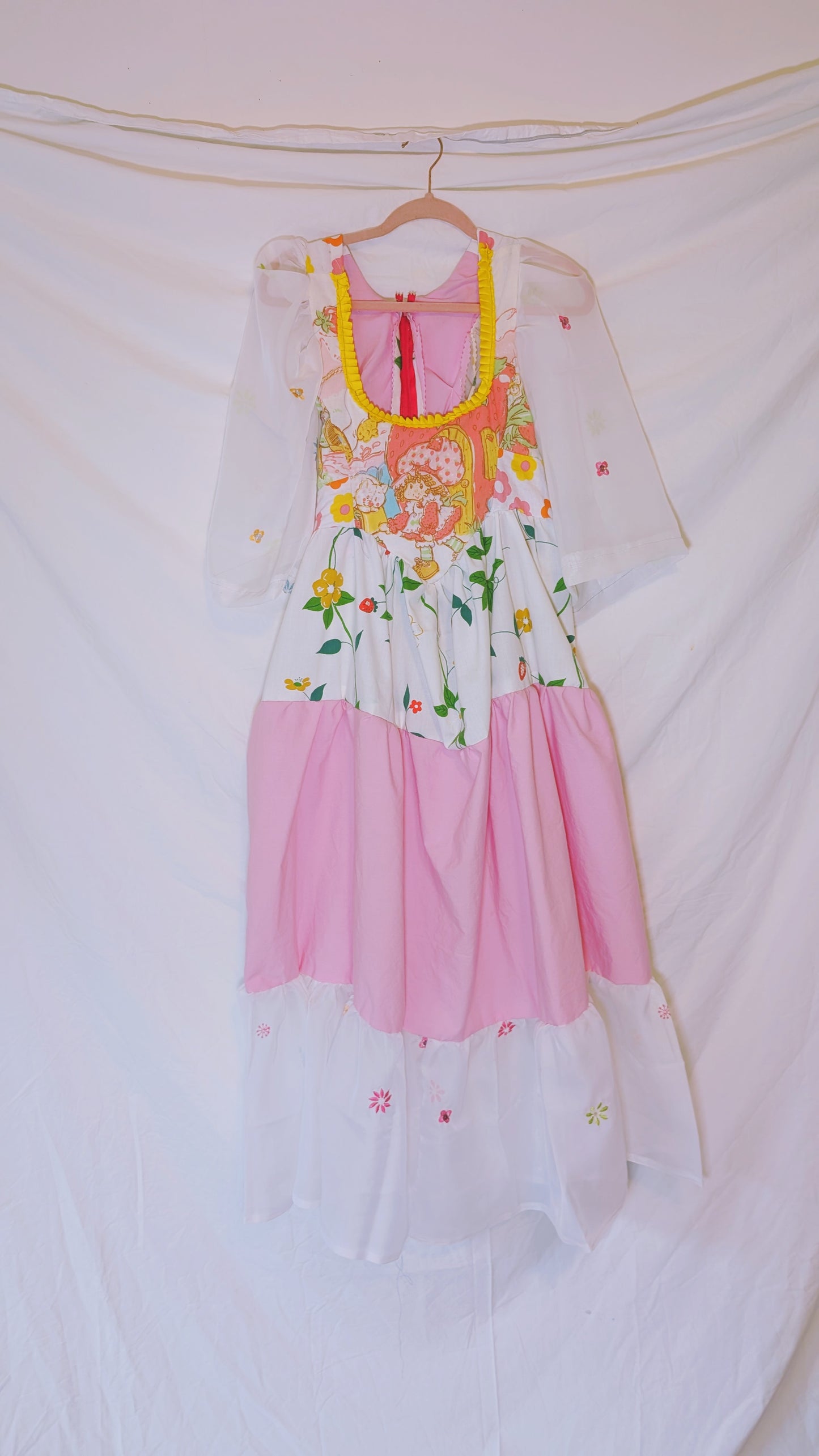Handmade vintage textile dress size M/L