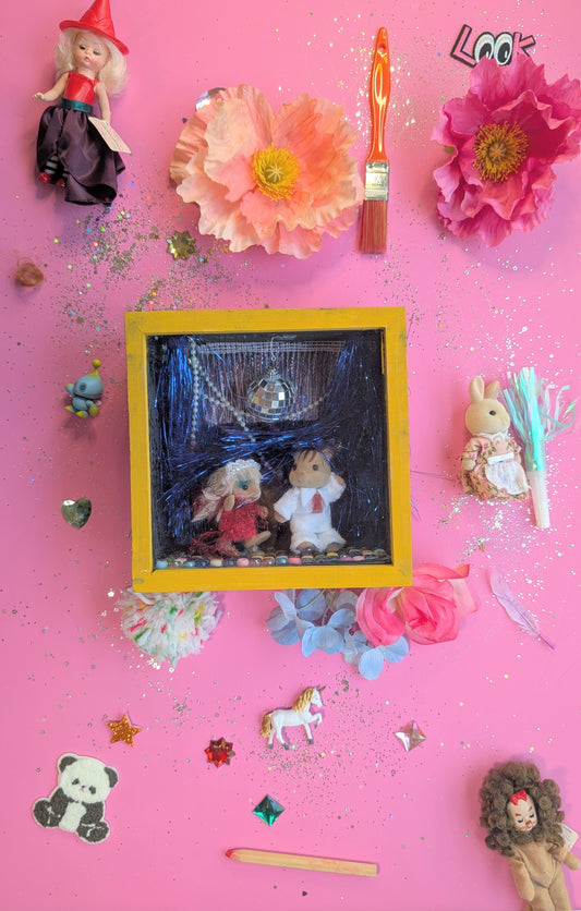 One of a kind dopamine art piece