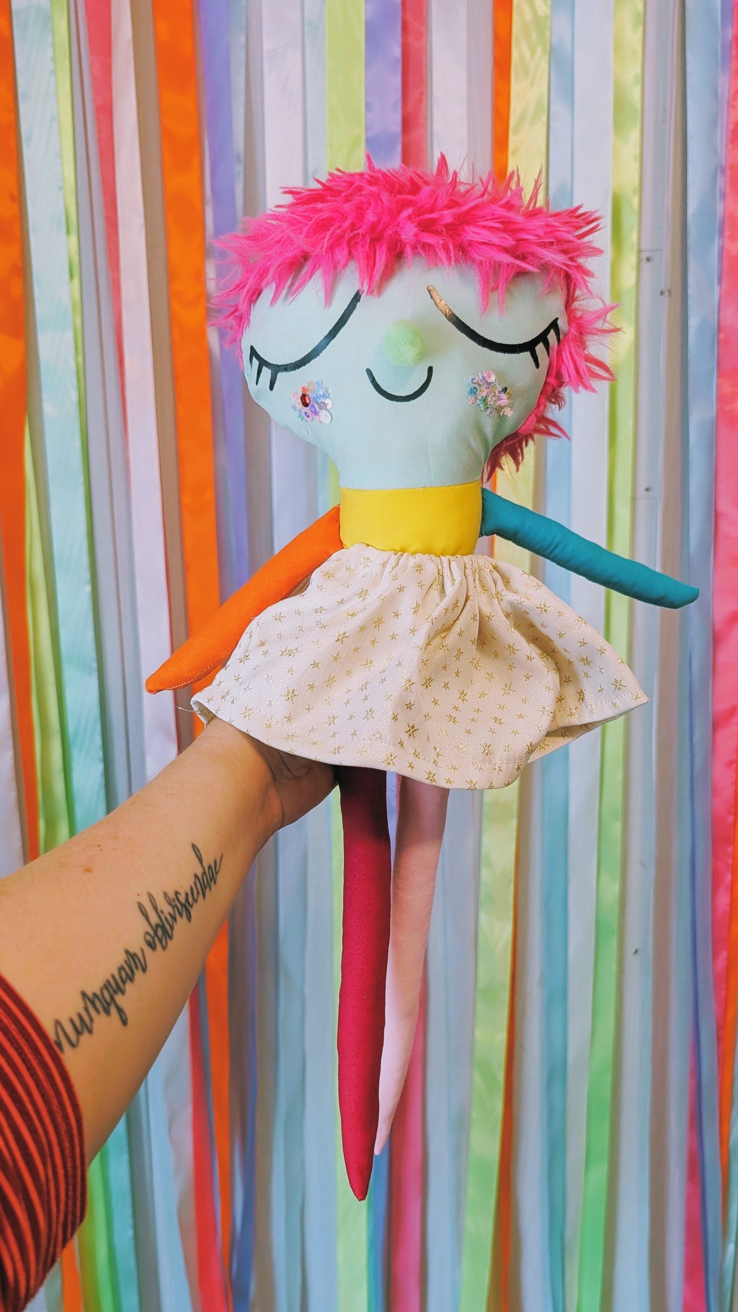 Goosey Girl doll pattern-instant download