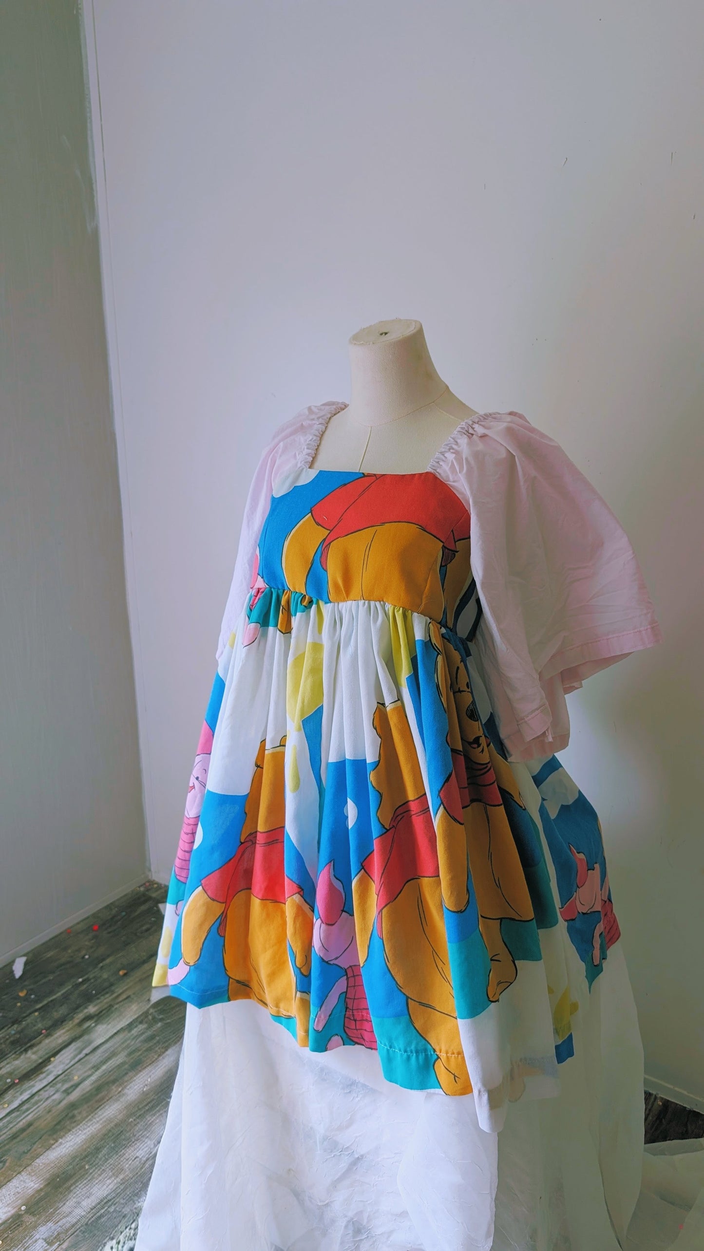 OOAK Handmade vintage textile dress size XS/ S