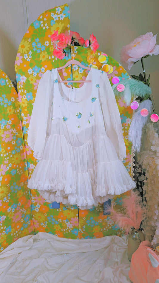 Handmade vintage textile dress US size 18
