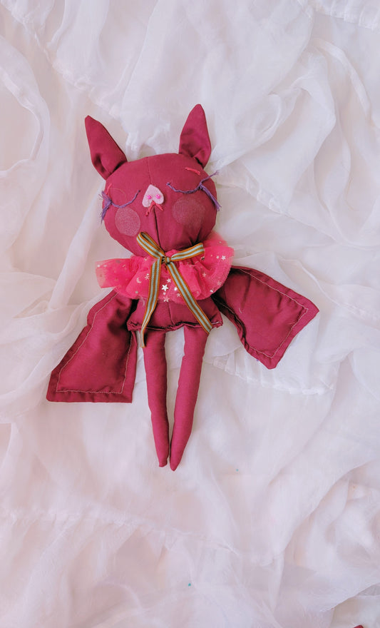 Batty OOAK Pink the bat doll