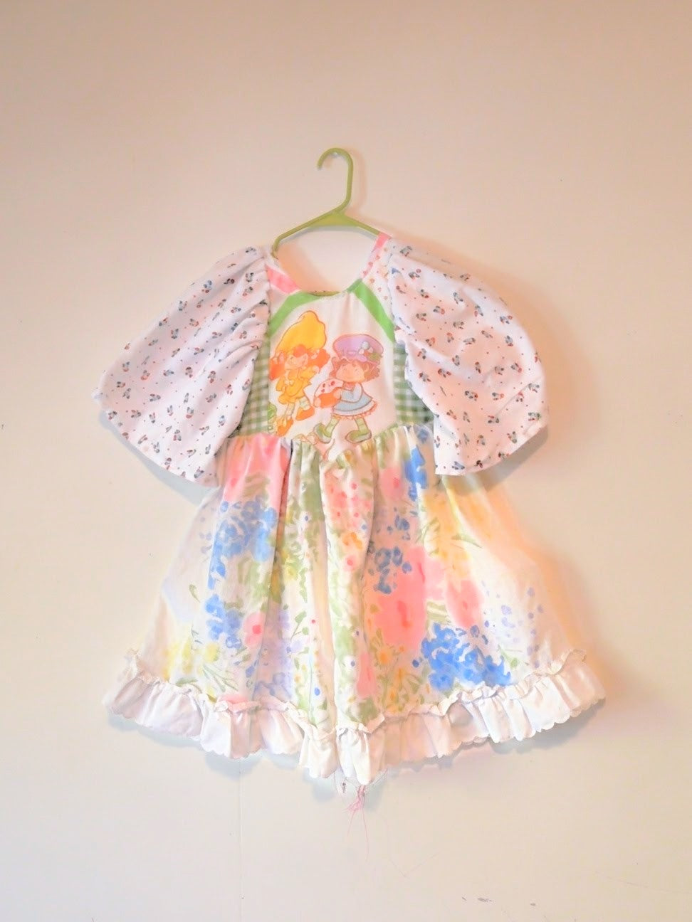 Handmade vintage textile dress size XS