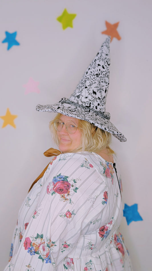 OOAK ADULT witch hat- Halloween