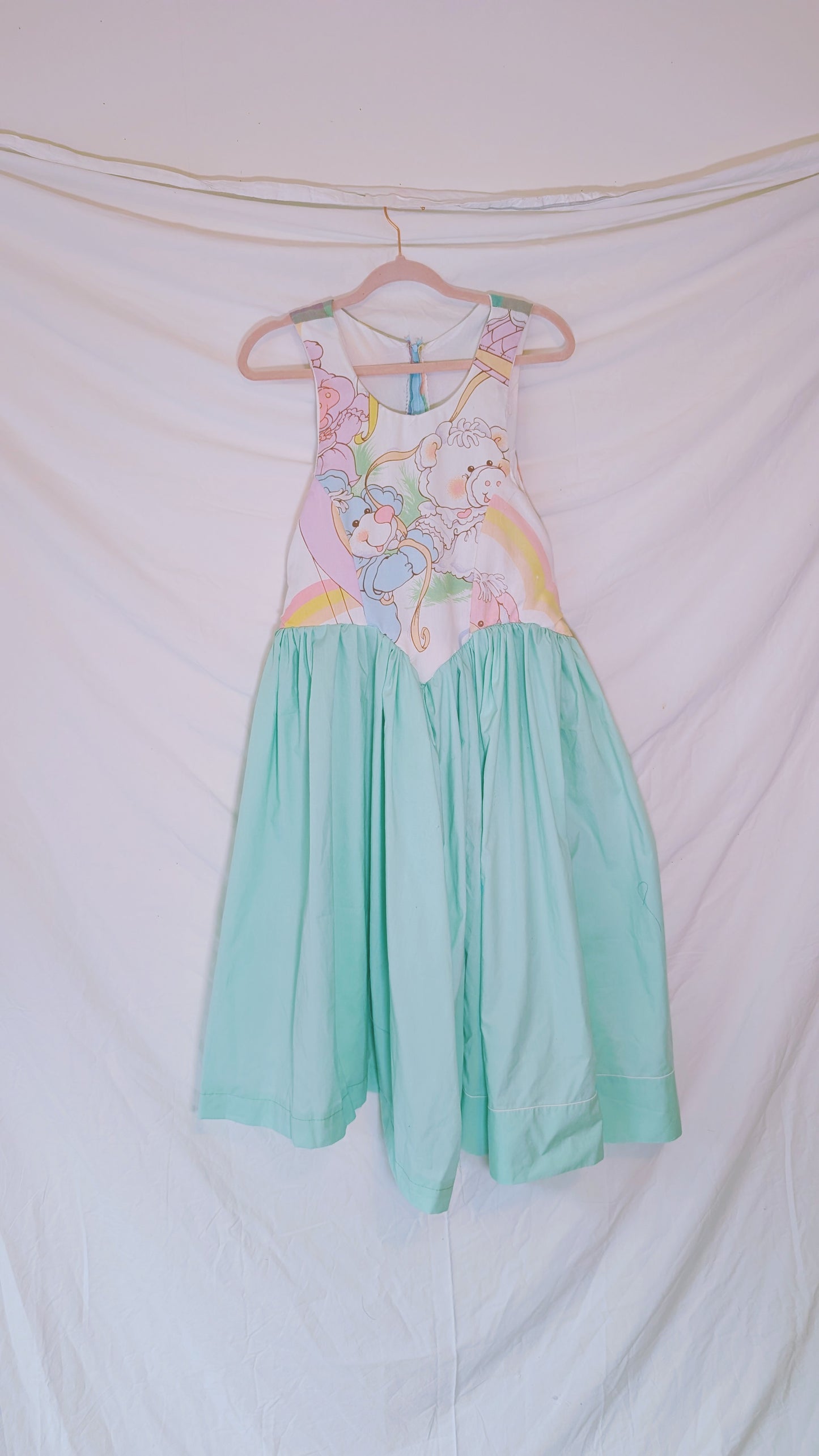 Handmade vintage textile dress size M/L