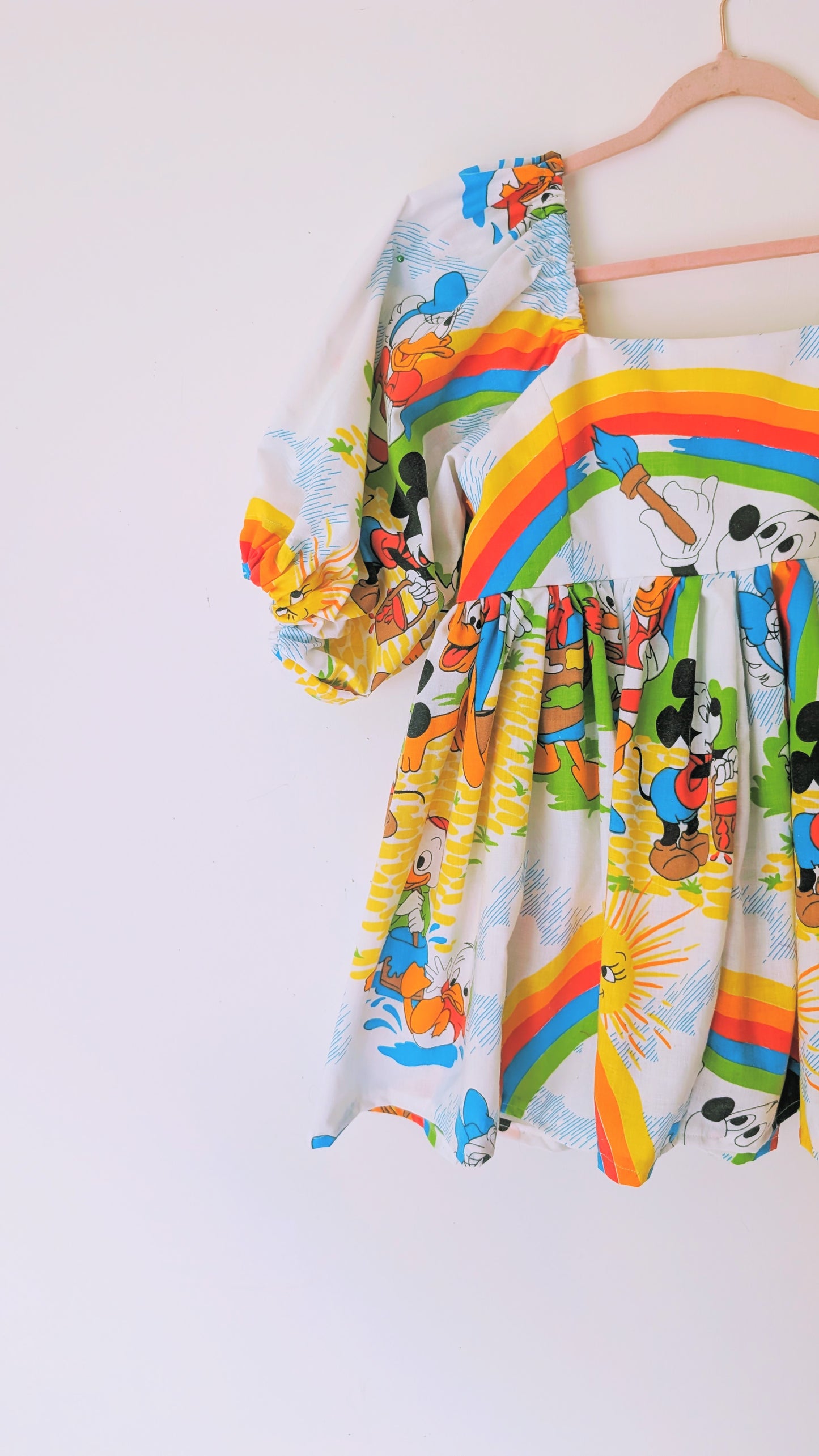 OOAK Handmade vintage textile dress size XS/ S