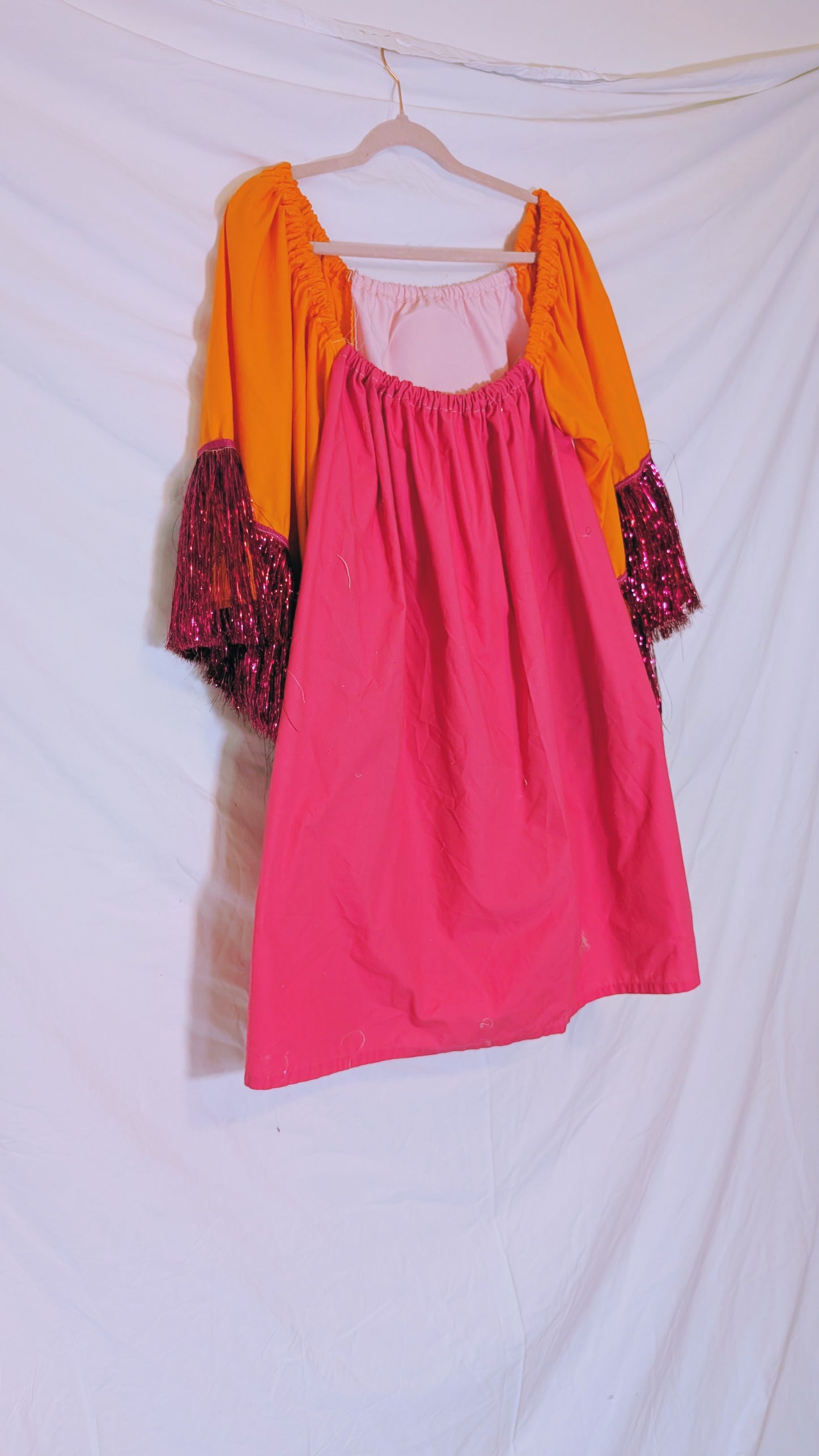 Handmade vintage textile dress size M/L