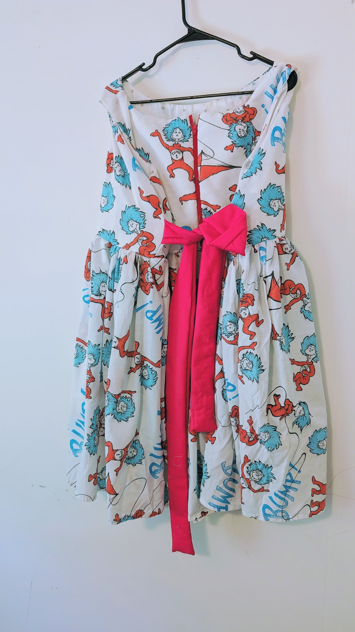 OOAK Handmade vintage textile dress size XL