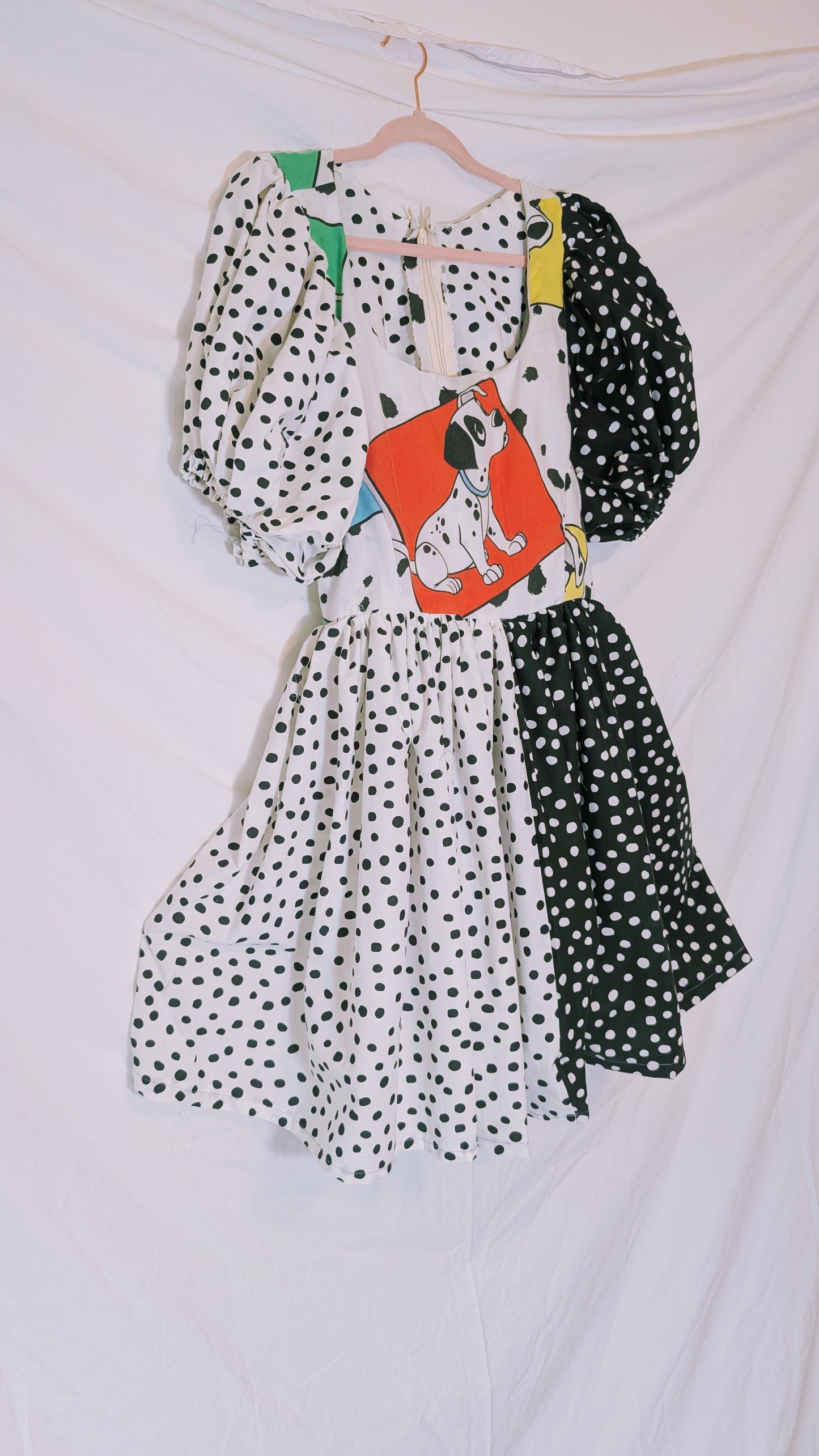 Handmade vintage textile dress size XL