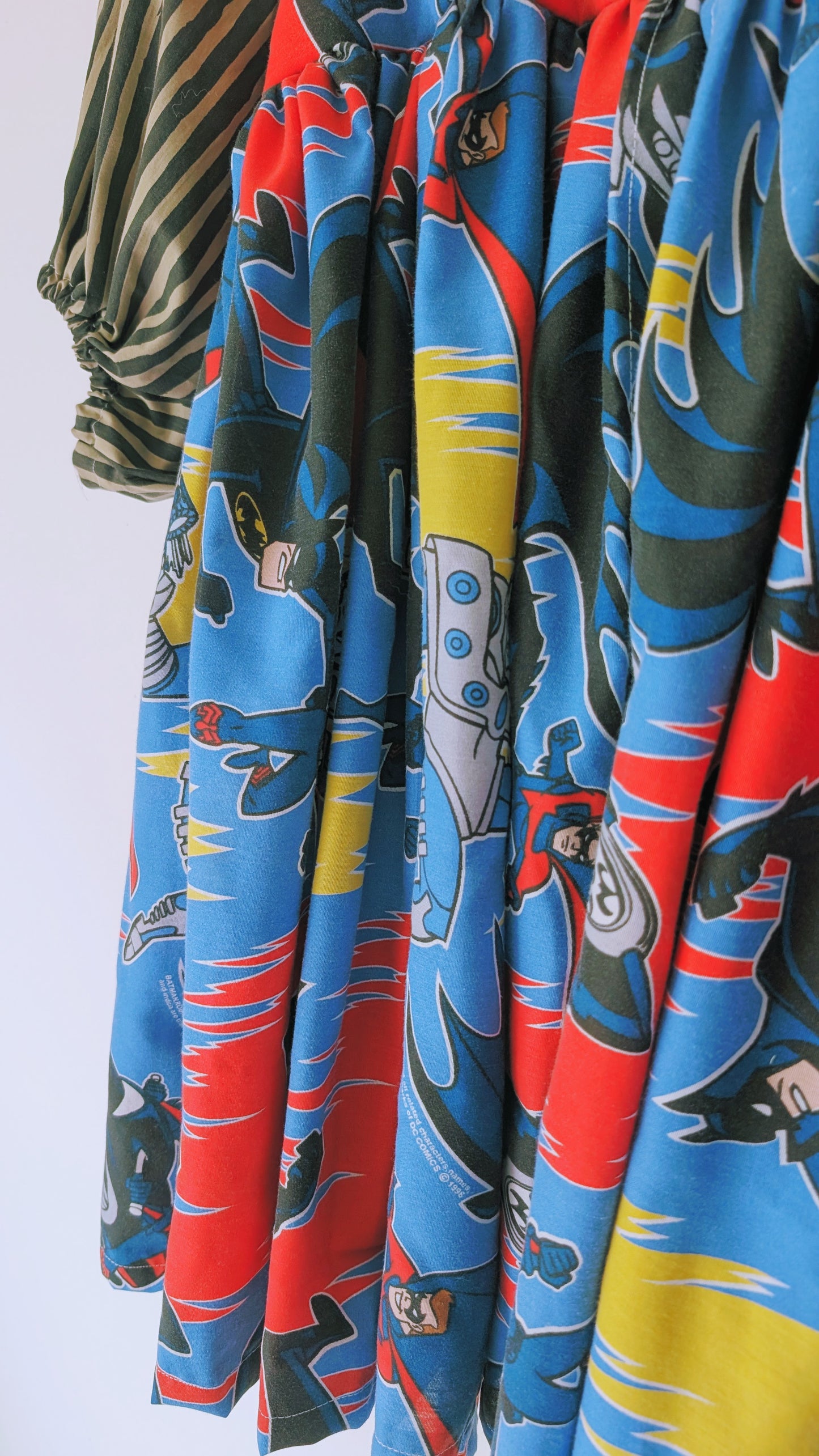 OOAK Handmade vintage textile dress size M/L