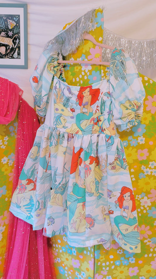 Handmade vintage textile dress size    1X