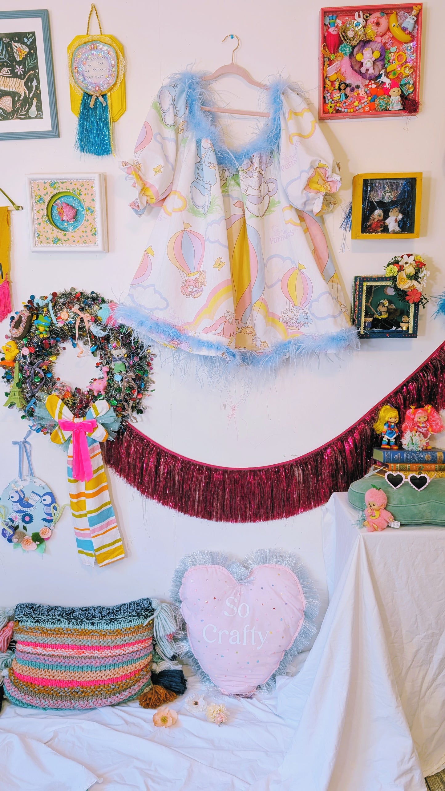 OOAK Handmade vintage textile dress size 1X