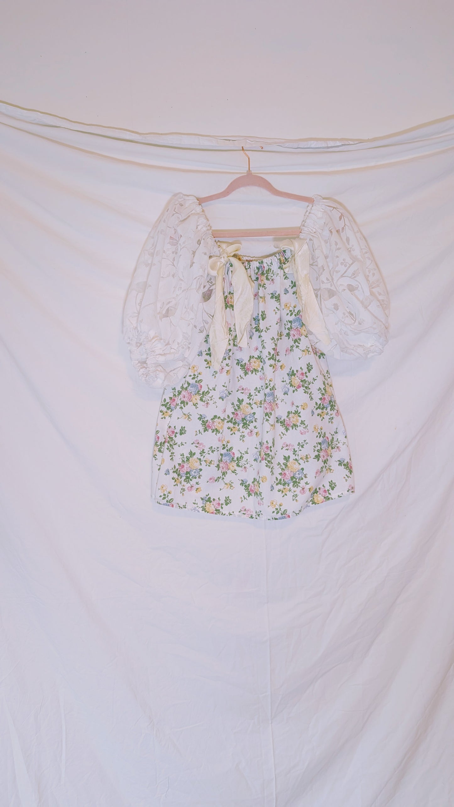Handmade vintage textile dress US size 6(small)