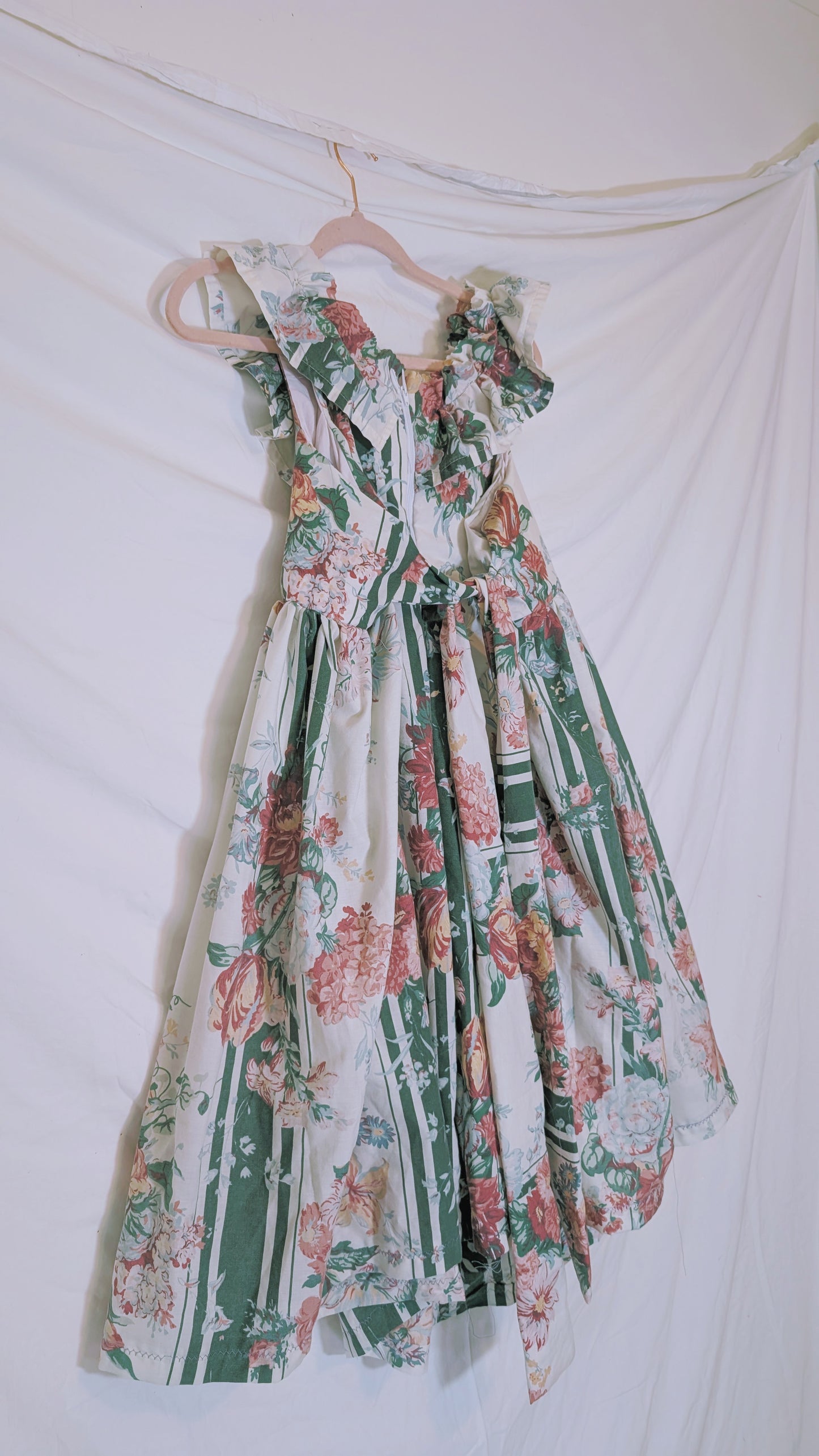 Handmade vintage textile dress size XL