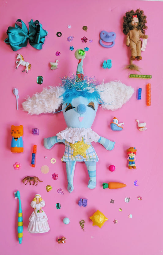 OOAK Blue Berry the bunny doll