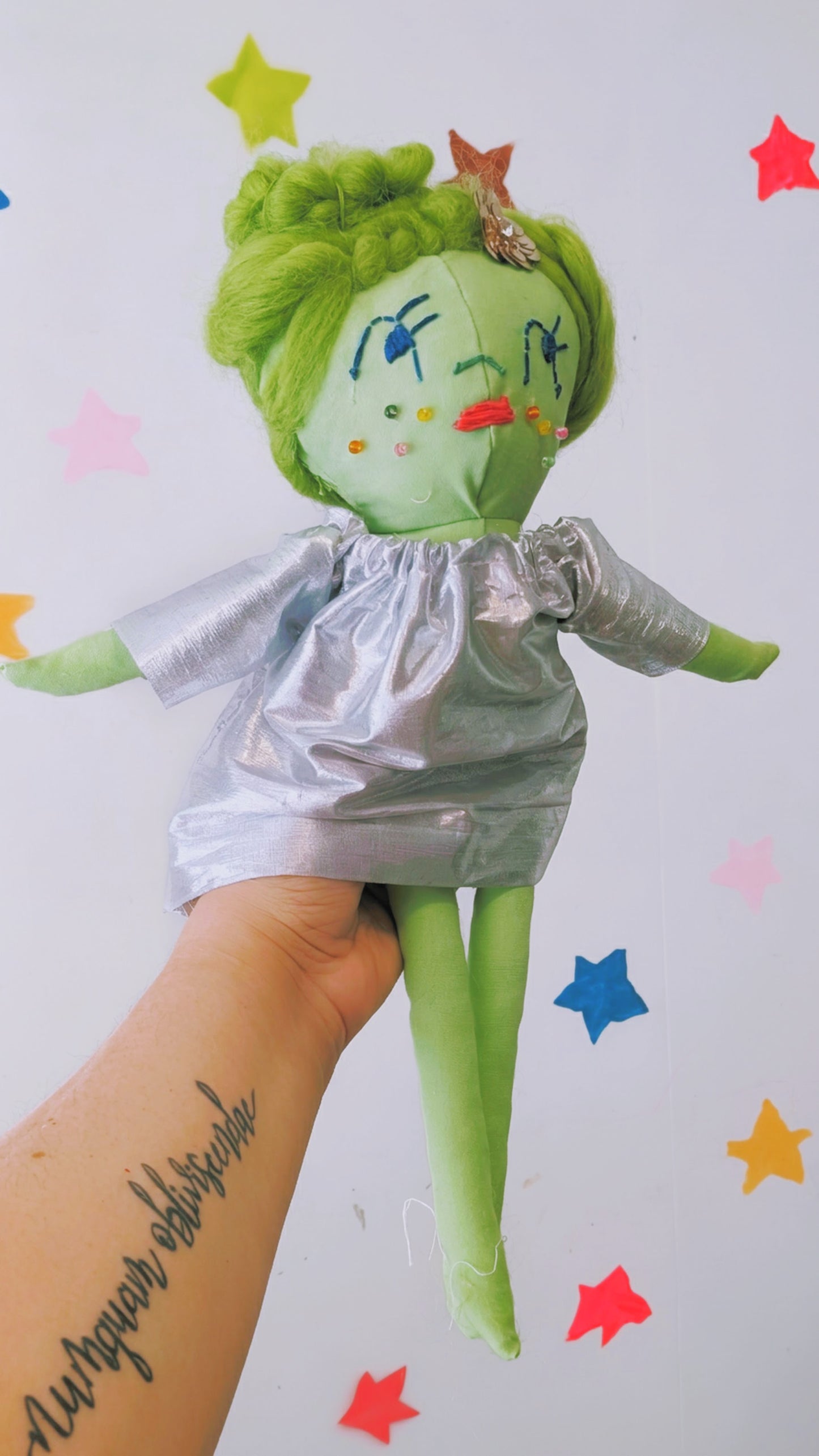 Extraterrestrial OOAK Annie the Alien doll