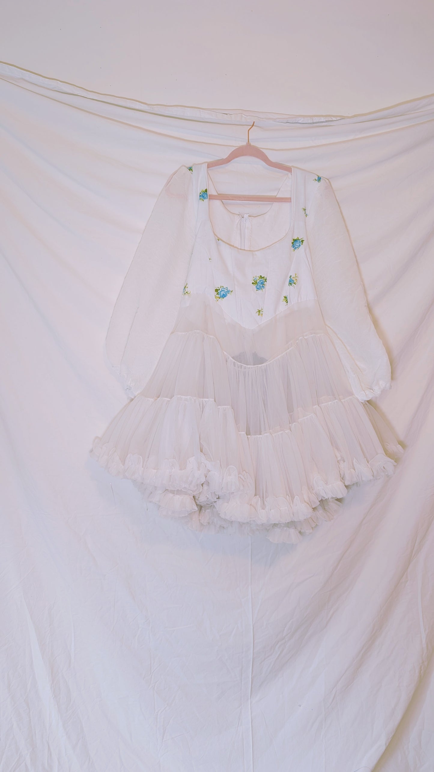 Handmade vintage textile dress US size 18