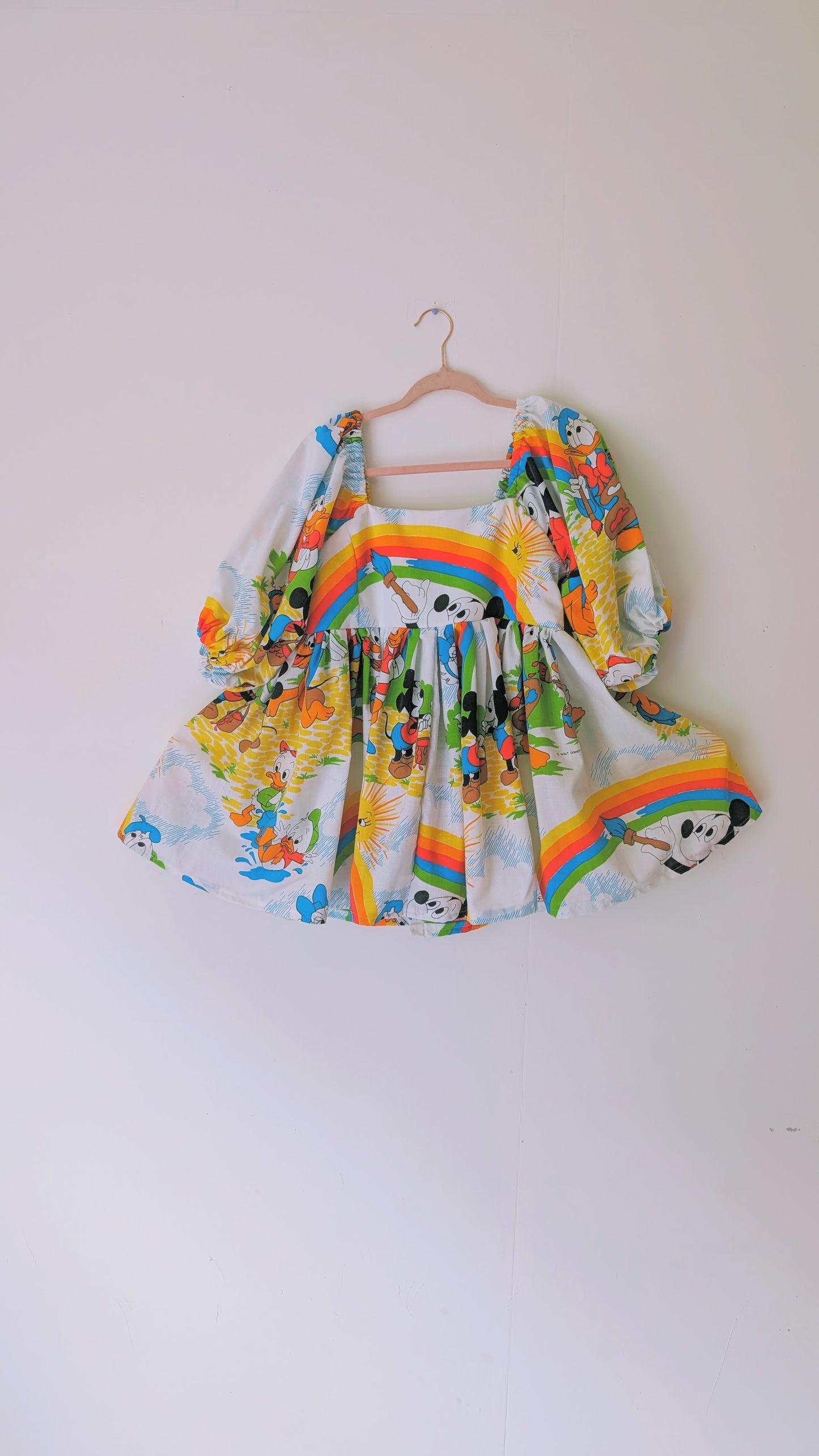 OOAK Handmade vintage textile dress size XS/ S