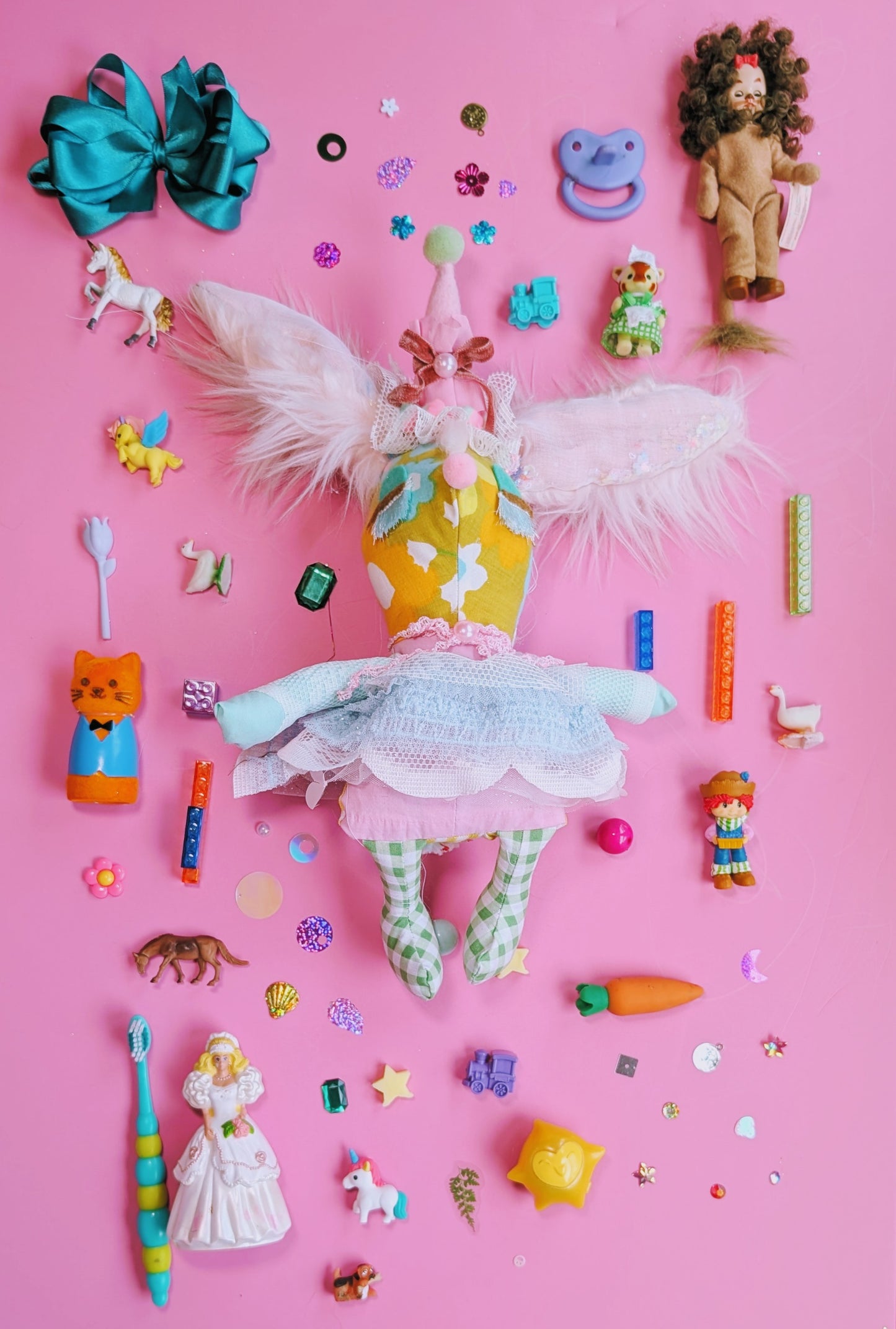 OOAK Goose Berry the bunny doll