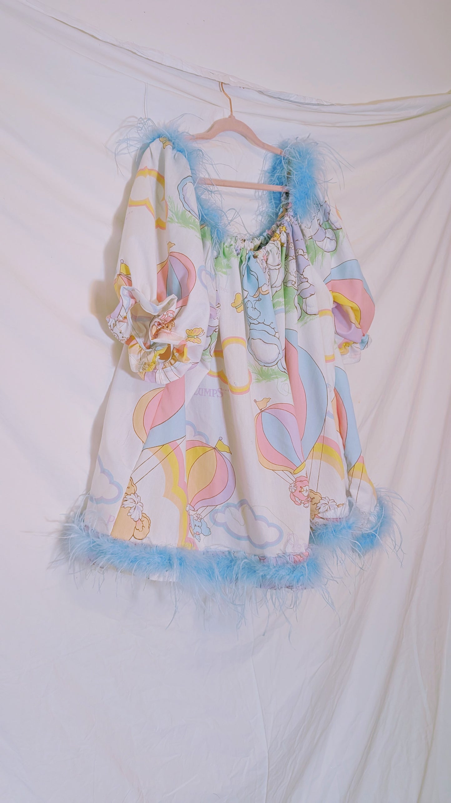 OOAK Handmade vintage textile dress size 1X