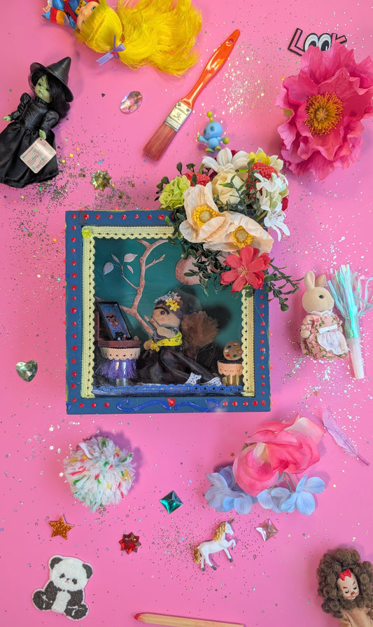 One of a kind dopamine art piece