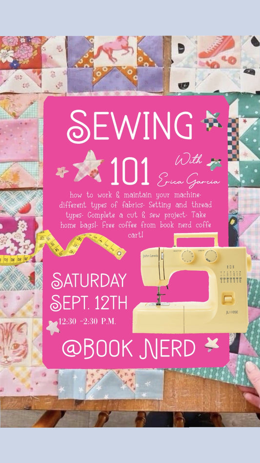 Sewing 101- learn from an expert