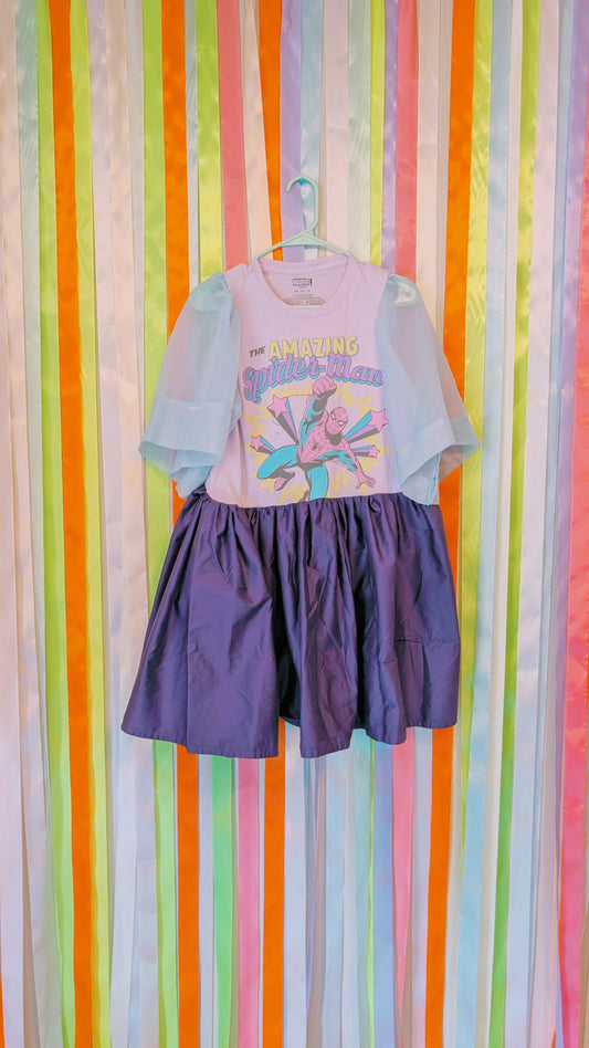 Spiderman OOAK shirt dress