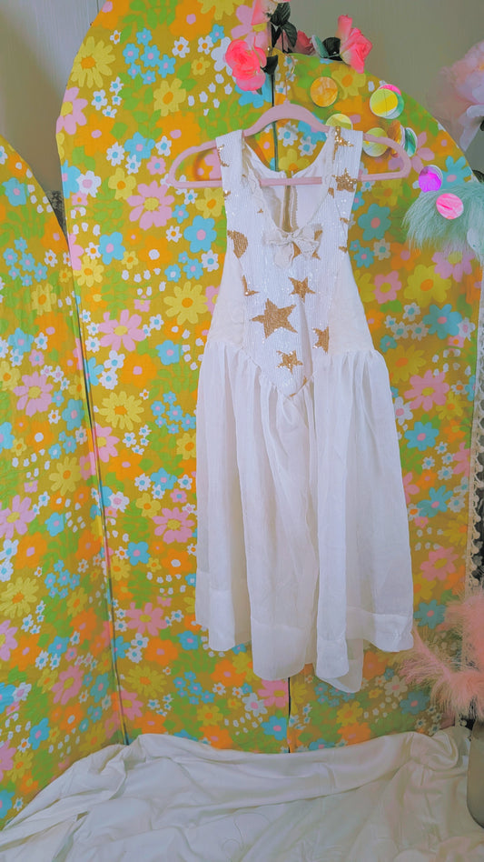 Handmade vintage textile dress US size 10(LG)