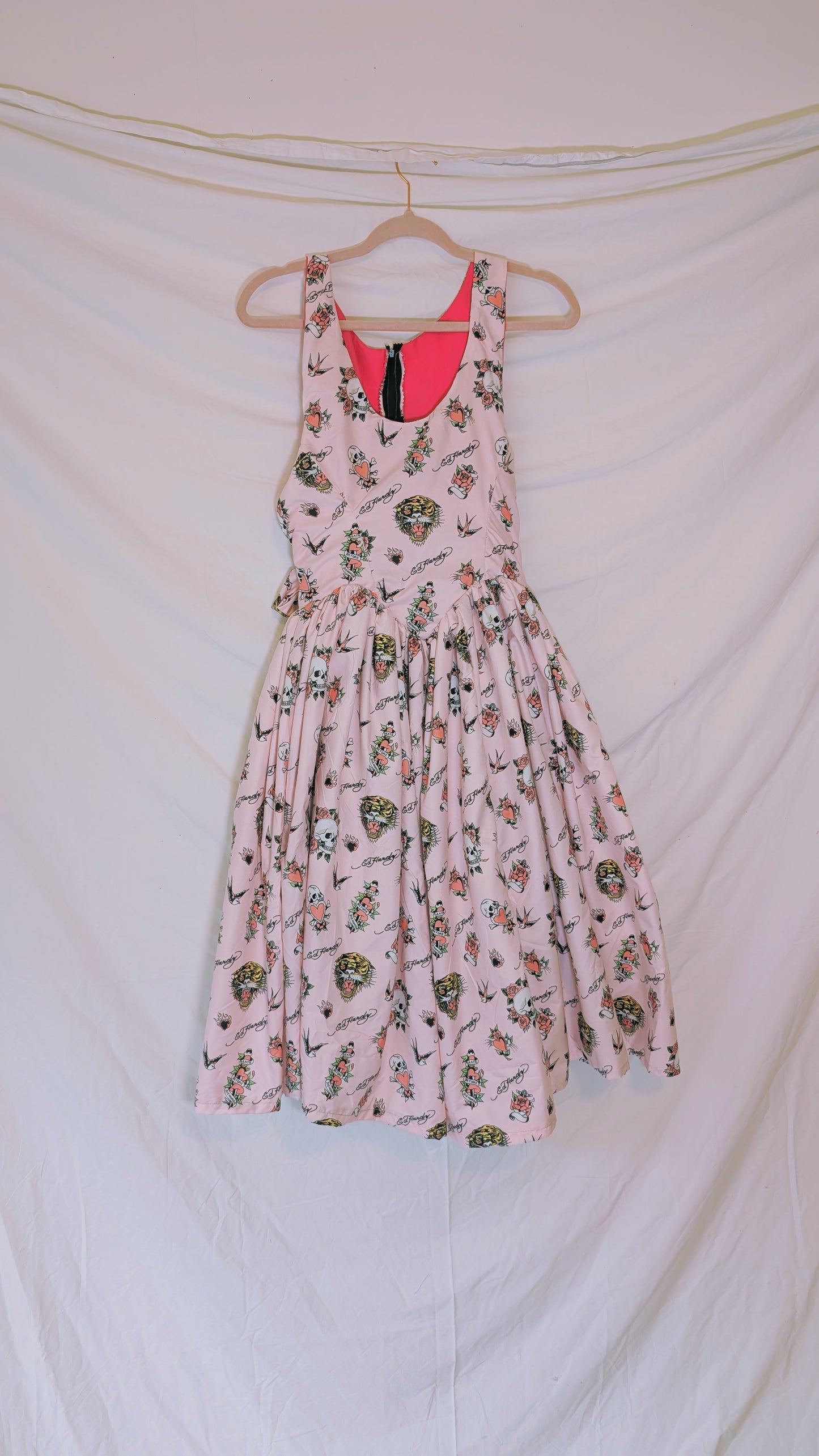 Handmade vintage textile dress size M/L