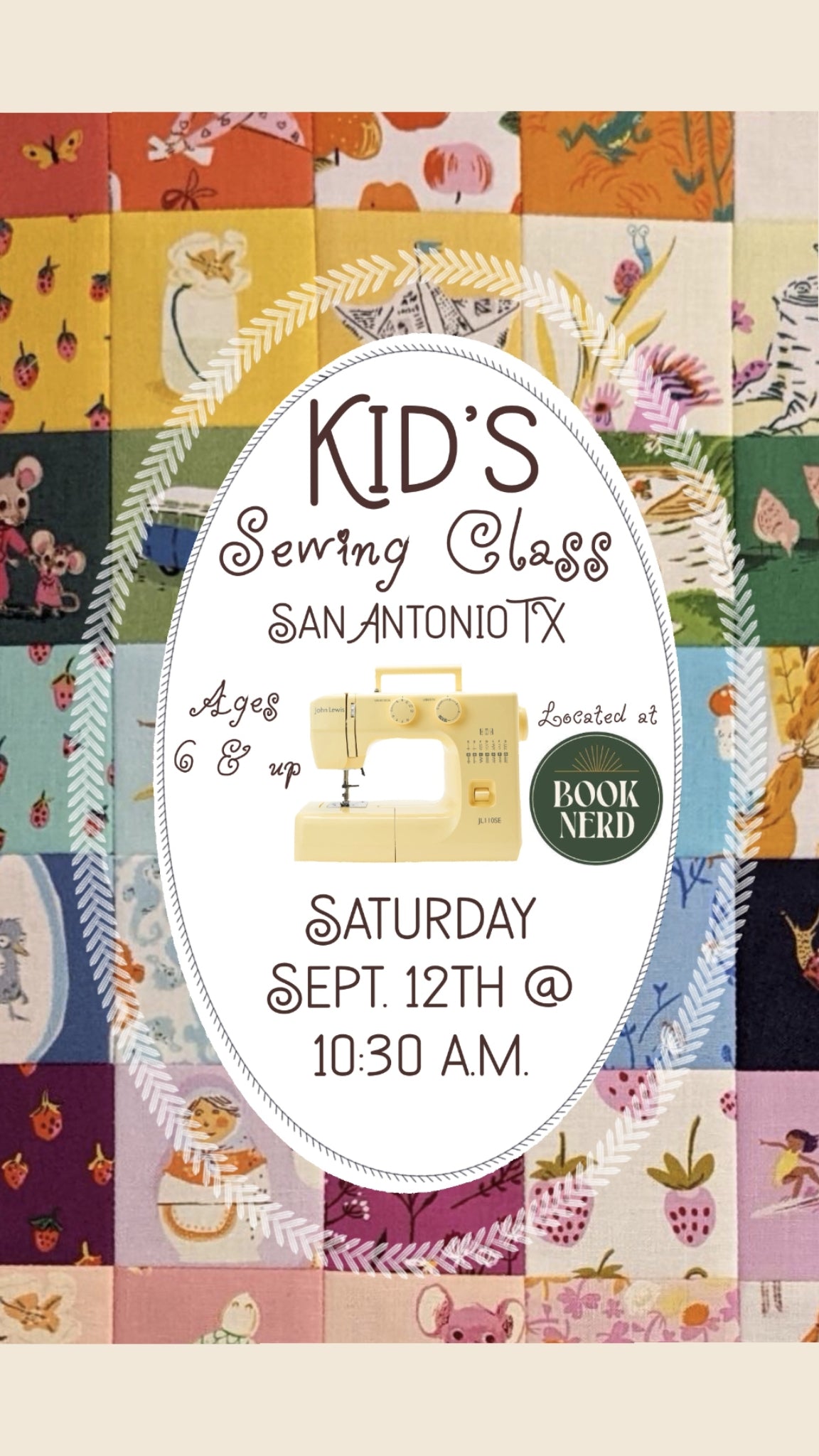 Kids Sewing 101- learn from an expert