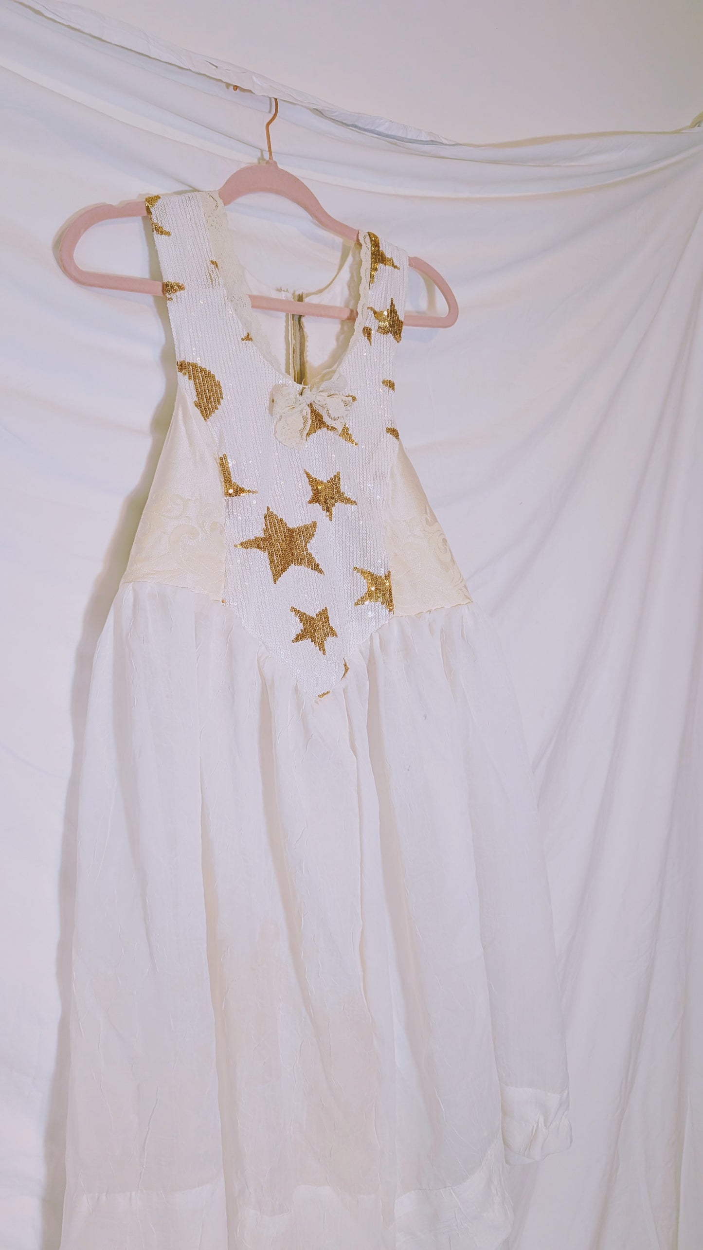 Handmade vintage textile dress US size 10(LG)
