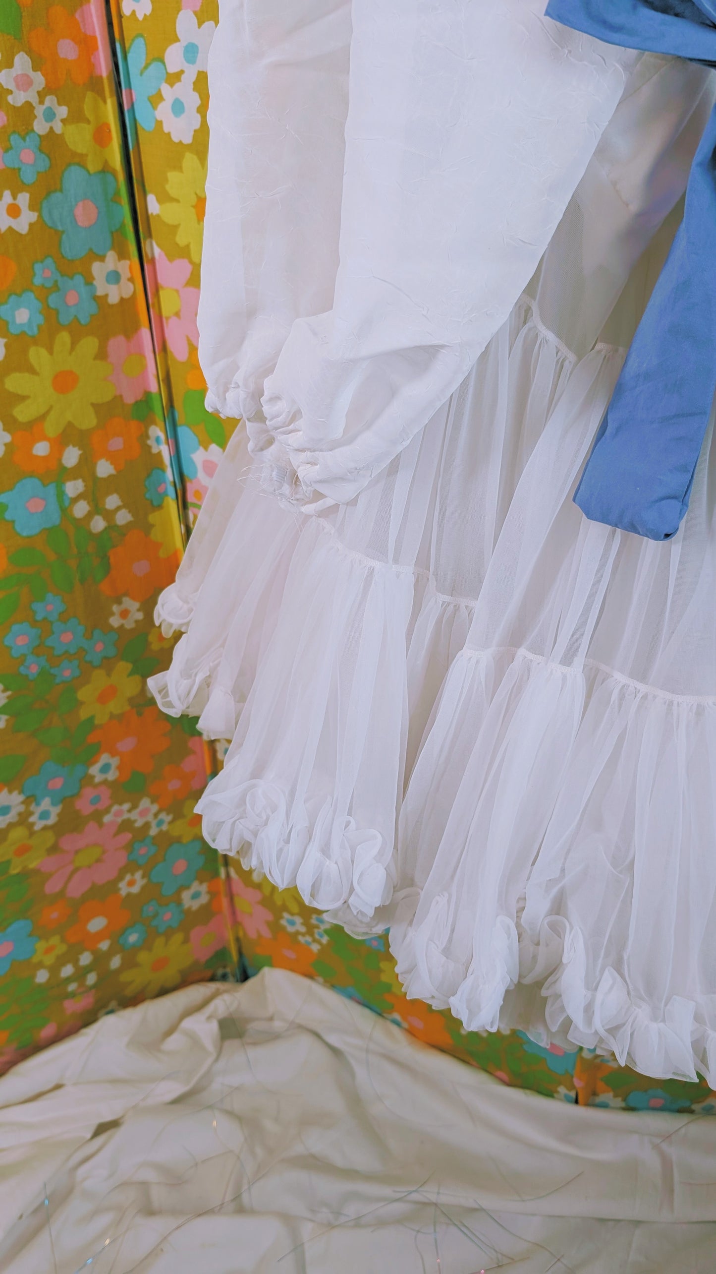 Handmade vintage textile dress US size 18