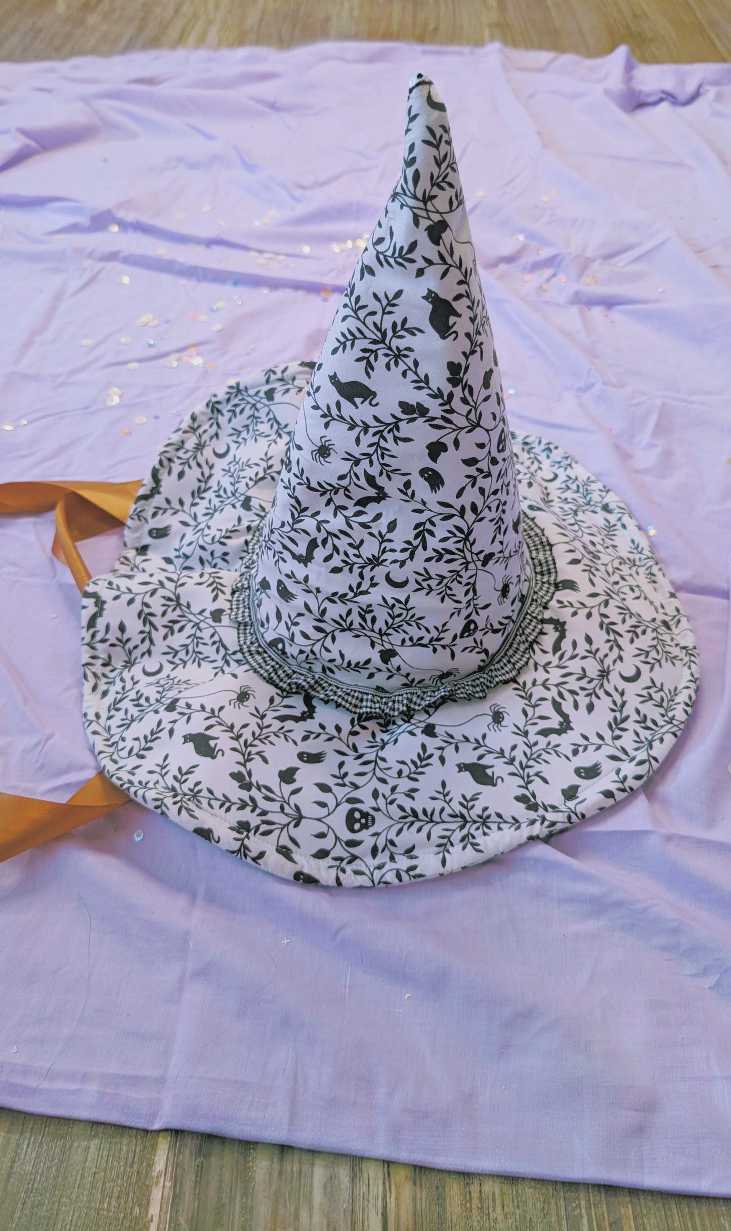 OOAK ADULT witch hat- Halloween